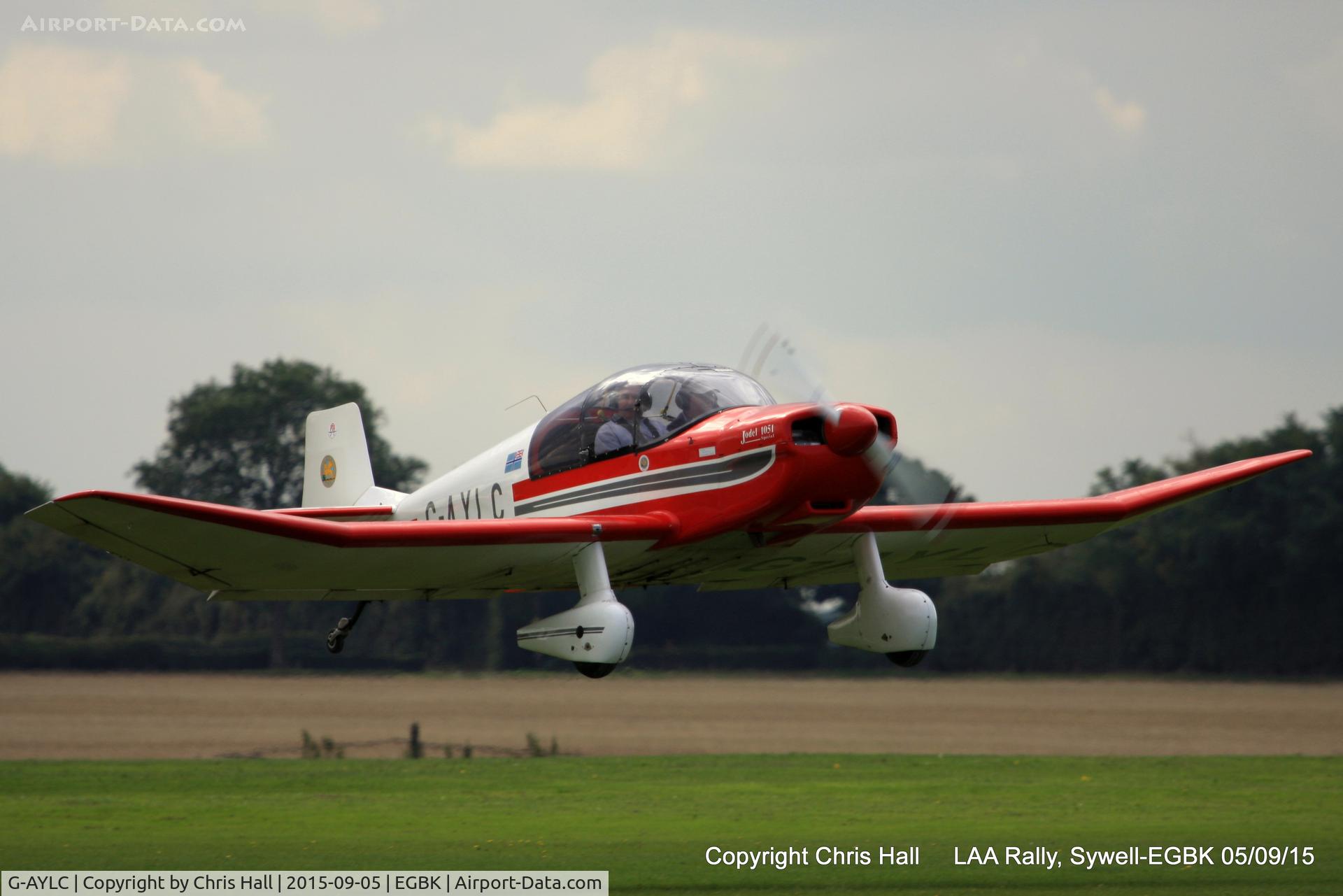 G-AYLC, 1964 CEA Jodel DR-1051 Ambassadeur C/N 536, at the LAA Rally 2015, Sywell