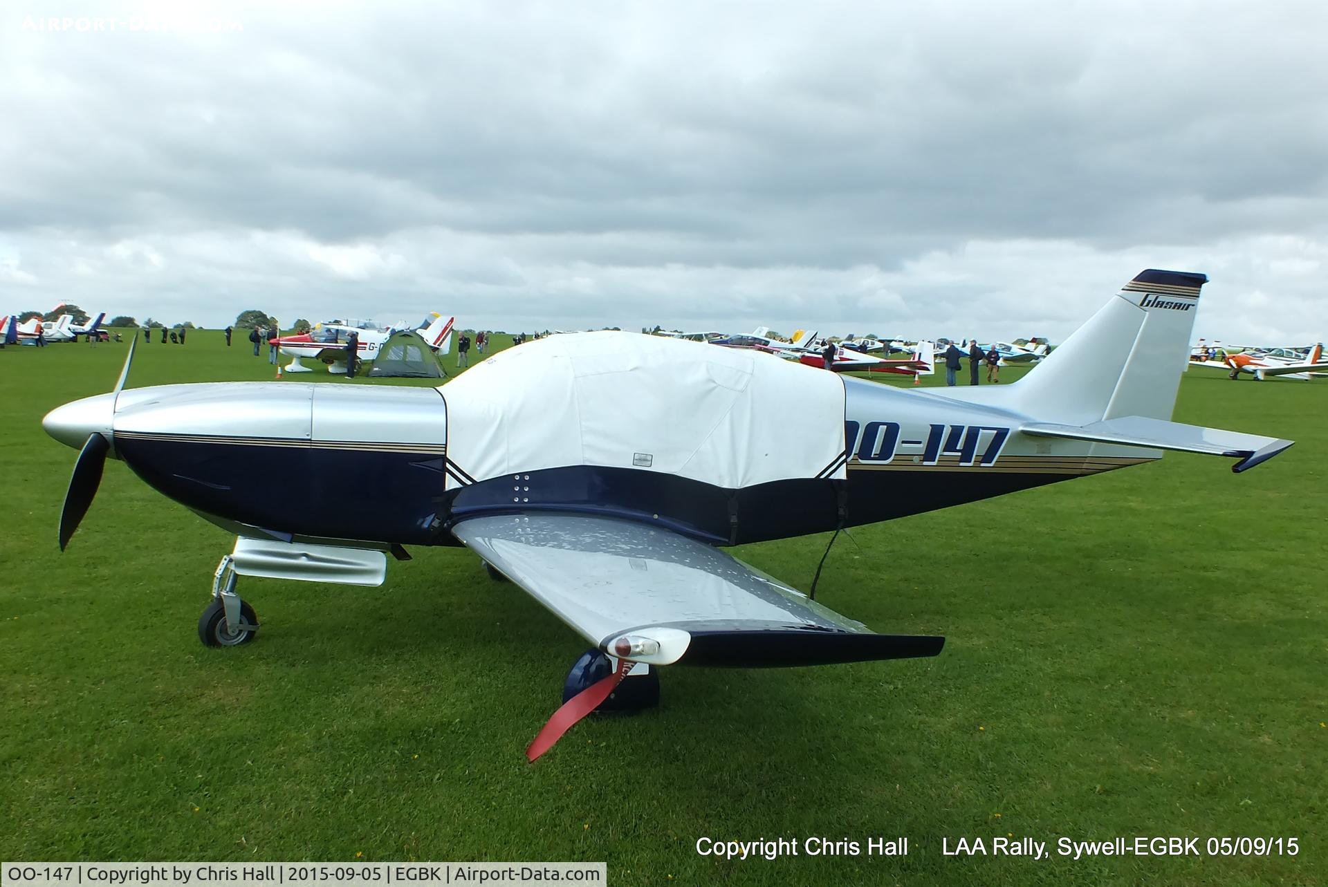 OO-147, 2007 Glasair II-S RG C/N 2378, at the LAA Rally 2015, Sywell