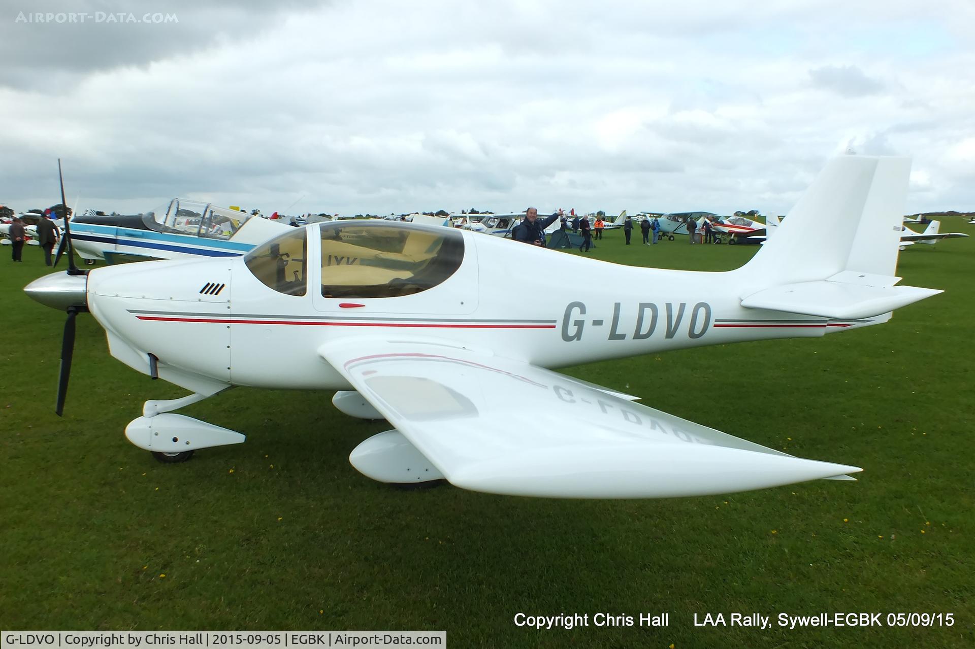 G-LDVO, 2011 Europa XS Tri-Gear C/N PFA 247-13254, at the LAA Rally 2015, Sywell