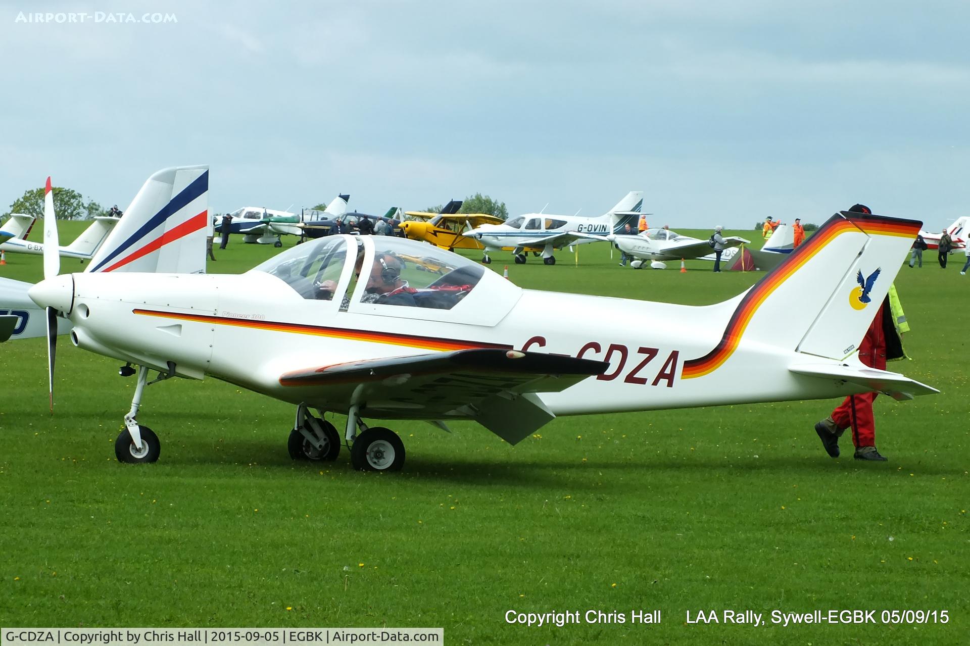 G-CDZA, 2006 Alpi Aviation Pioneer 300 C/N PFA 330-14329, at the LAA Rally 2015, Sywell