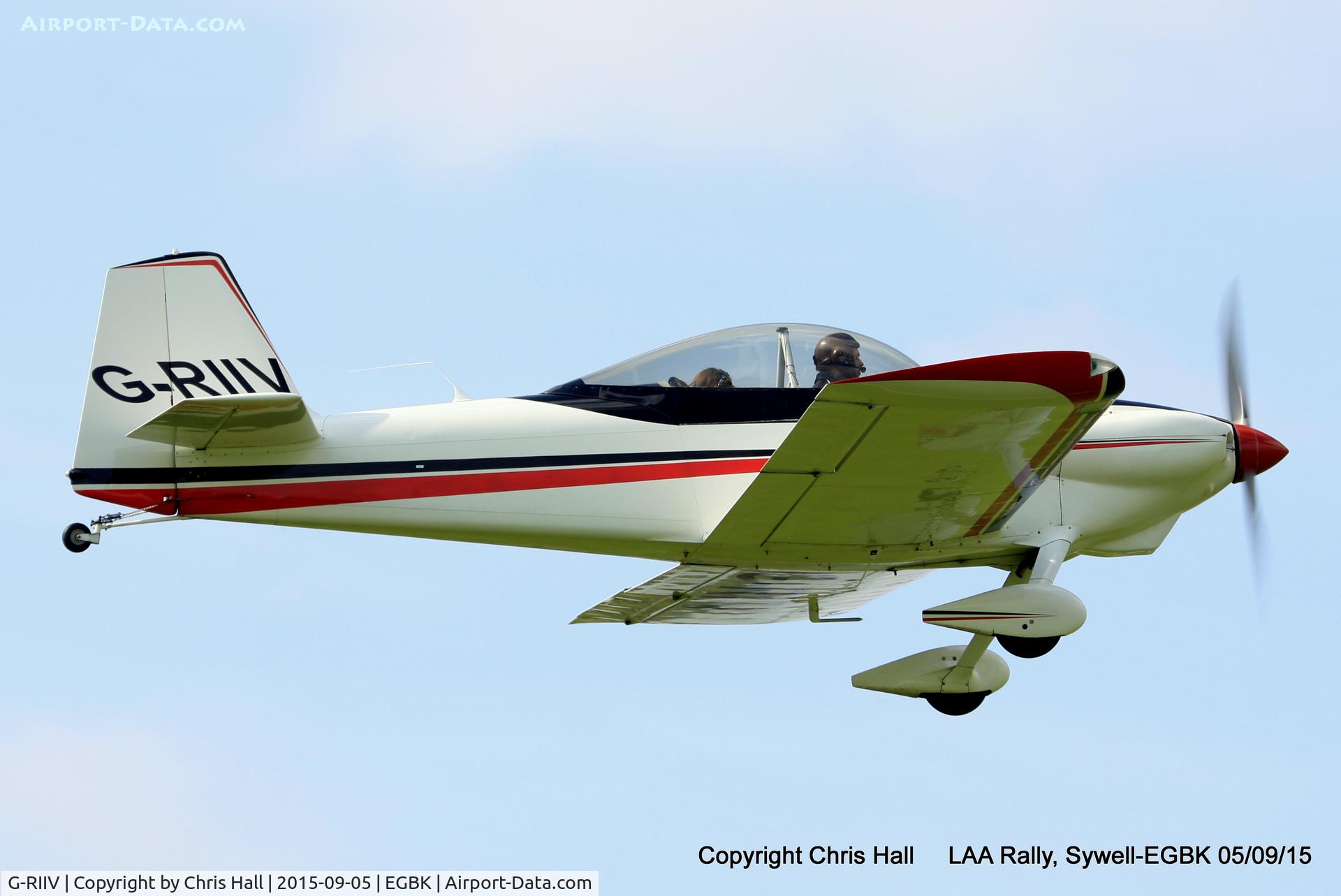 G-RIIV, 1988 Vans RV-4 C/N 1340, at the LAA Rally 2015, Sywell