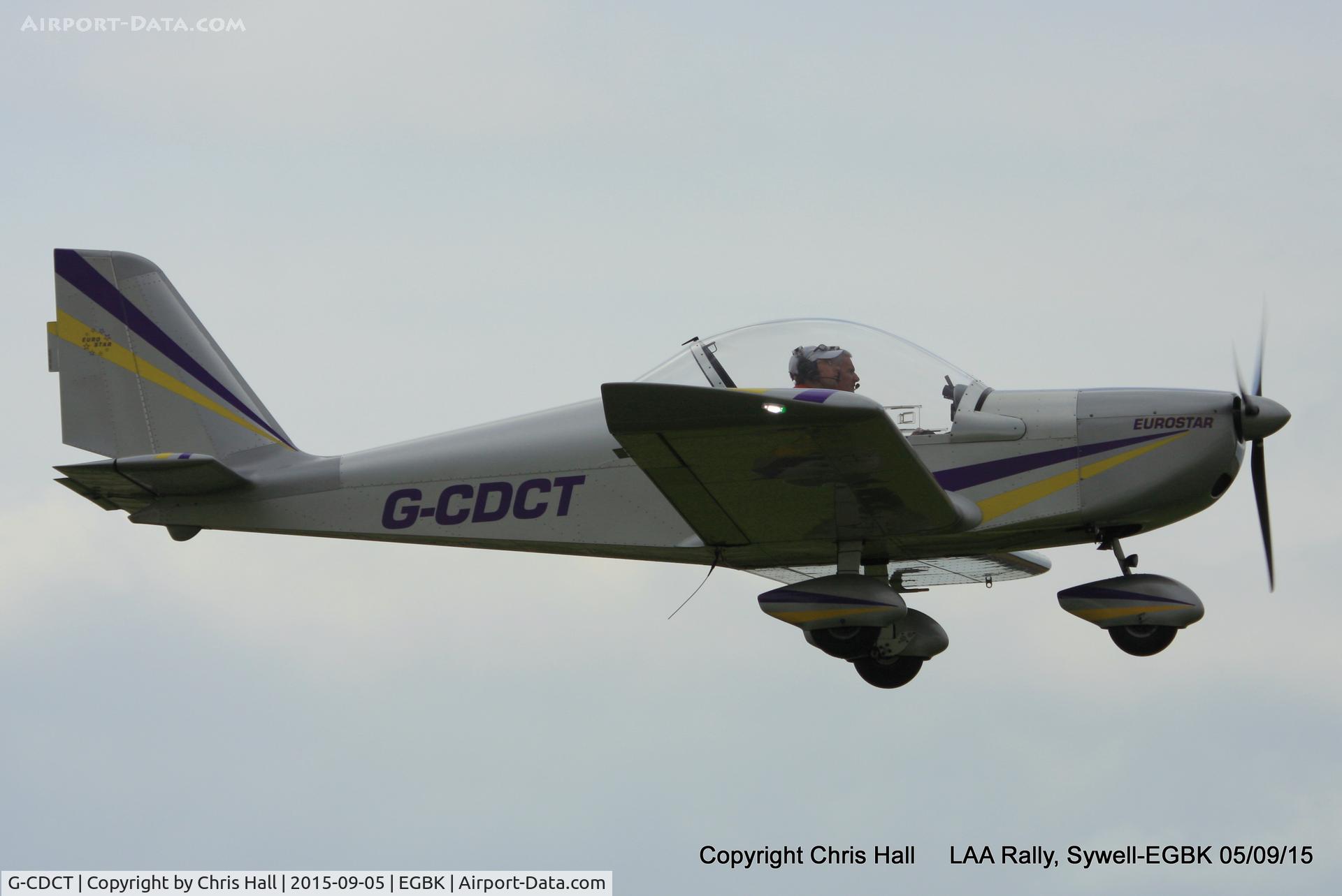 G-CDCT, 2004 Cosmik EV-97 TeamEurostar UK C/N 2117, at the LAA Rally 2015, Sywell