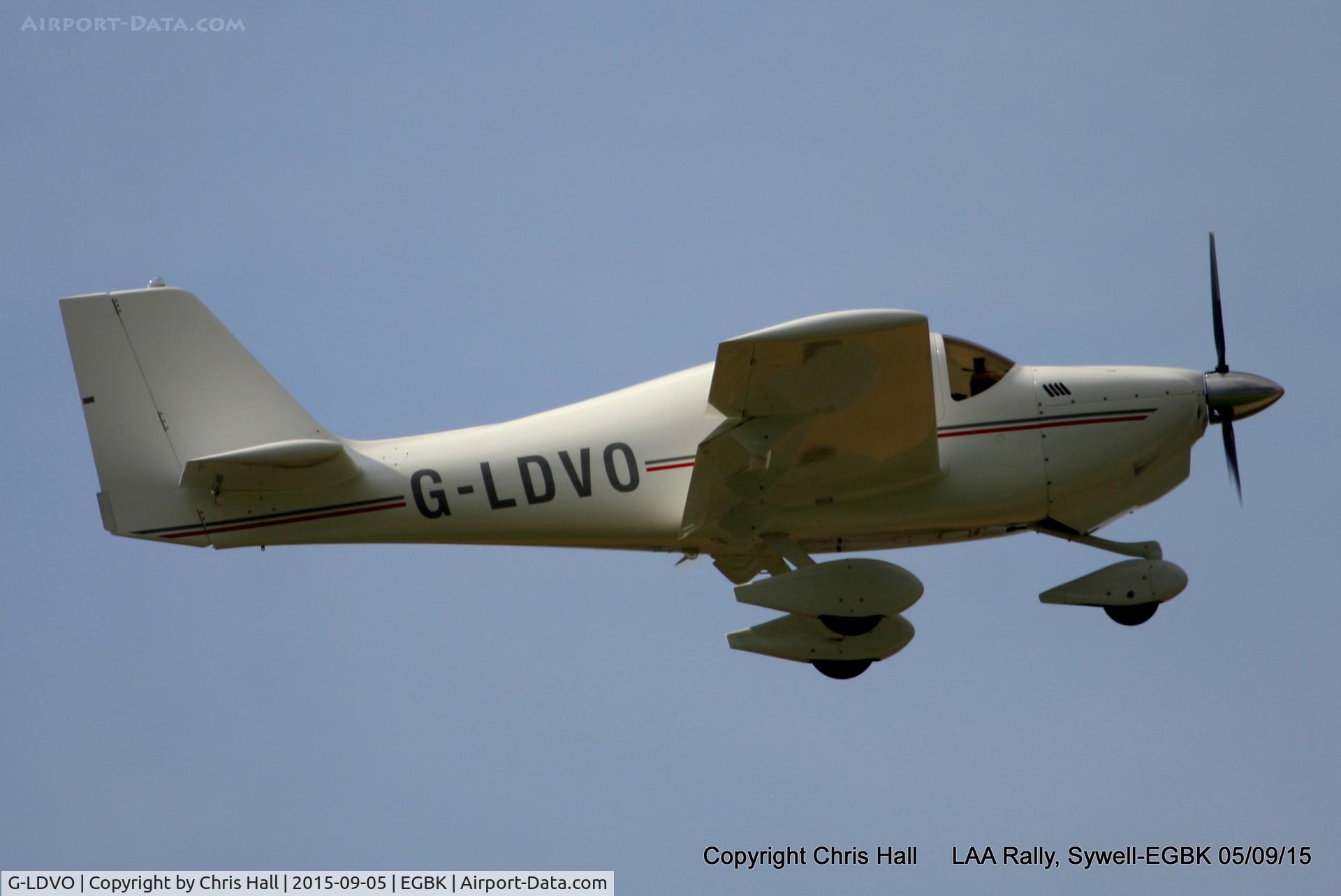G-LDVO, 2011 Europa XS Tri-Gear C/N PFA 247-13254, at the LAA Rally 2015, Sywell