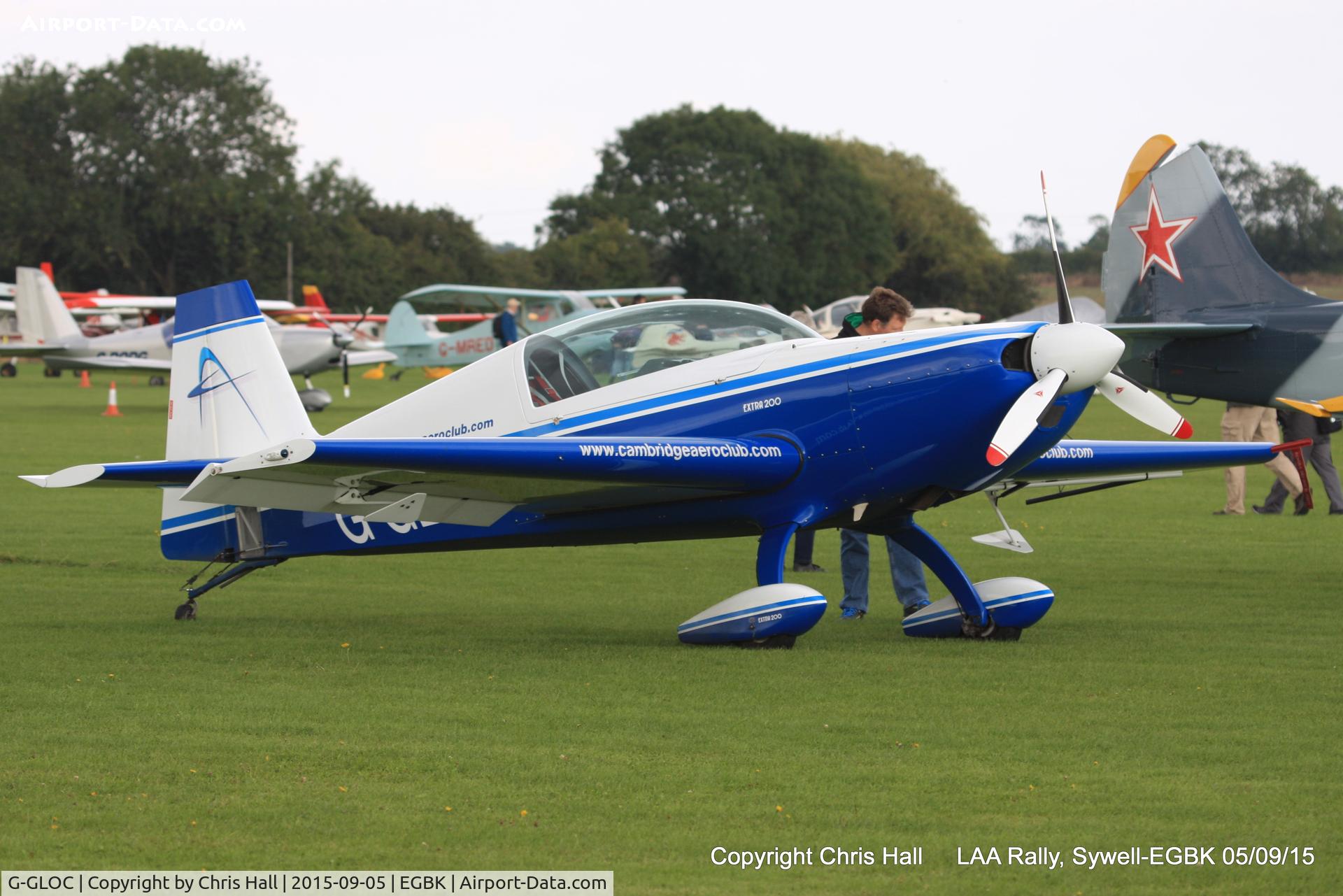 G-GLOC, 2007 Extra EA-300/200 C/N 1039, at the LAA Rally 2015, Sywell