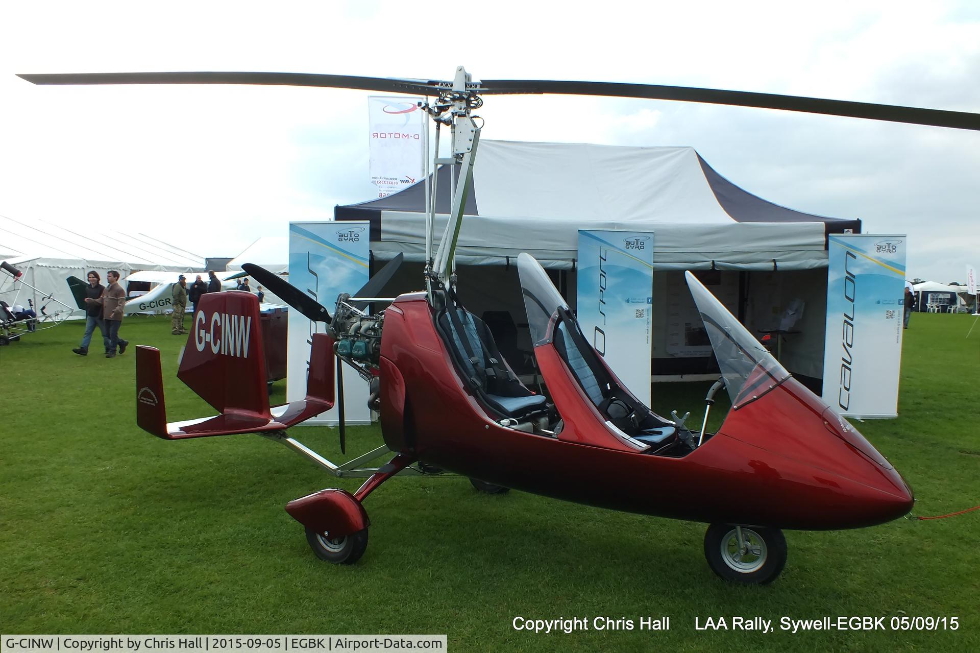 G-CINW, 2010 Rotorsport UK MTOsport C/N RSUK/MTOS/058, at the LAA Rally 2015, Sywell
