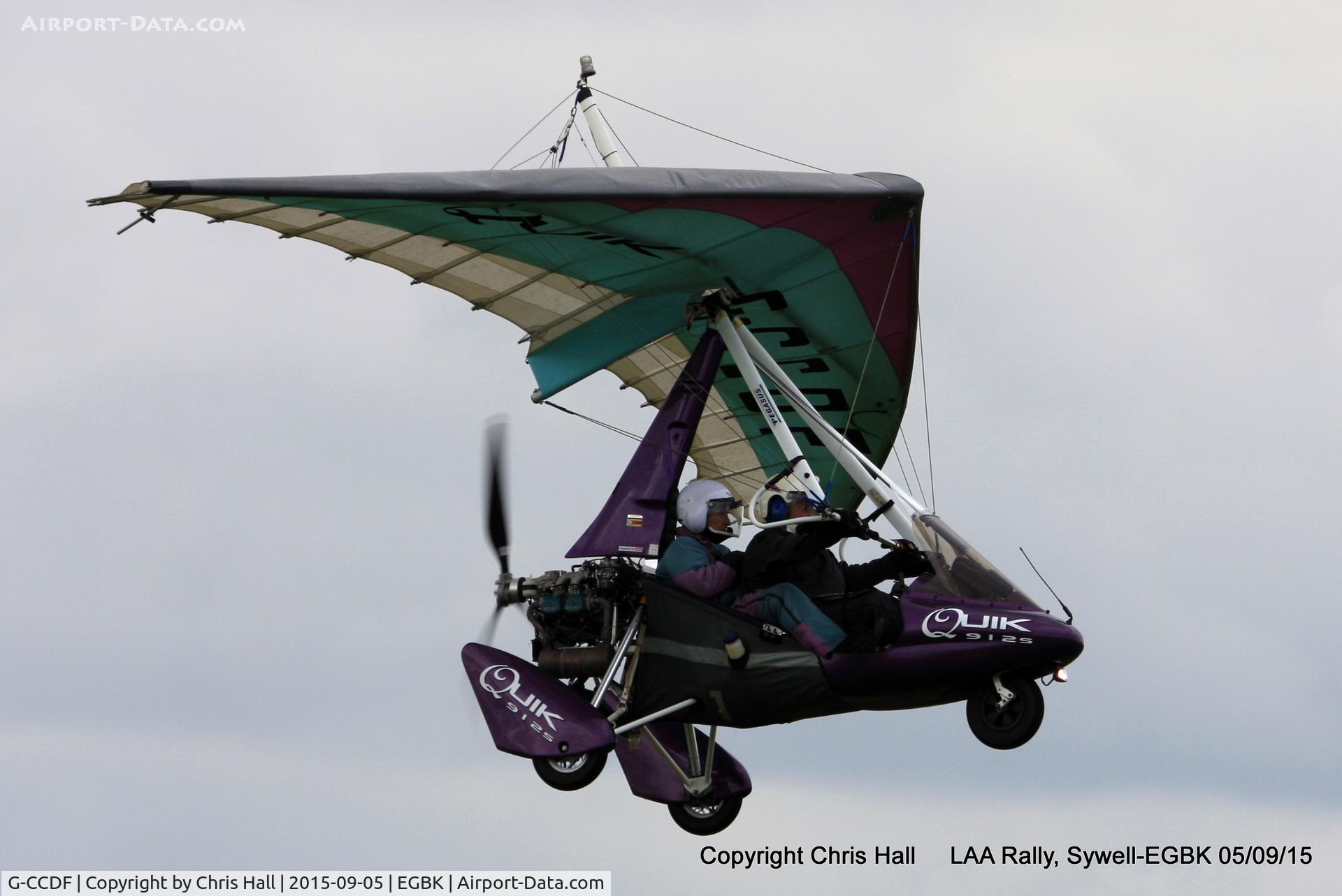 G-CCDF, 2003 Mainair Pegasus Quik C/N 7949, at the LAA Rally 2015, Sywell