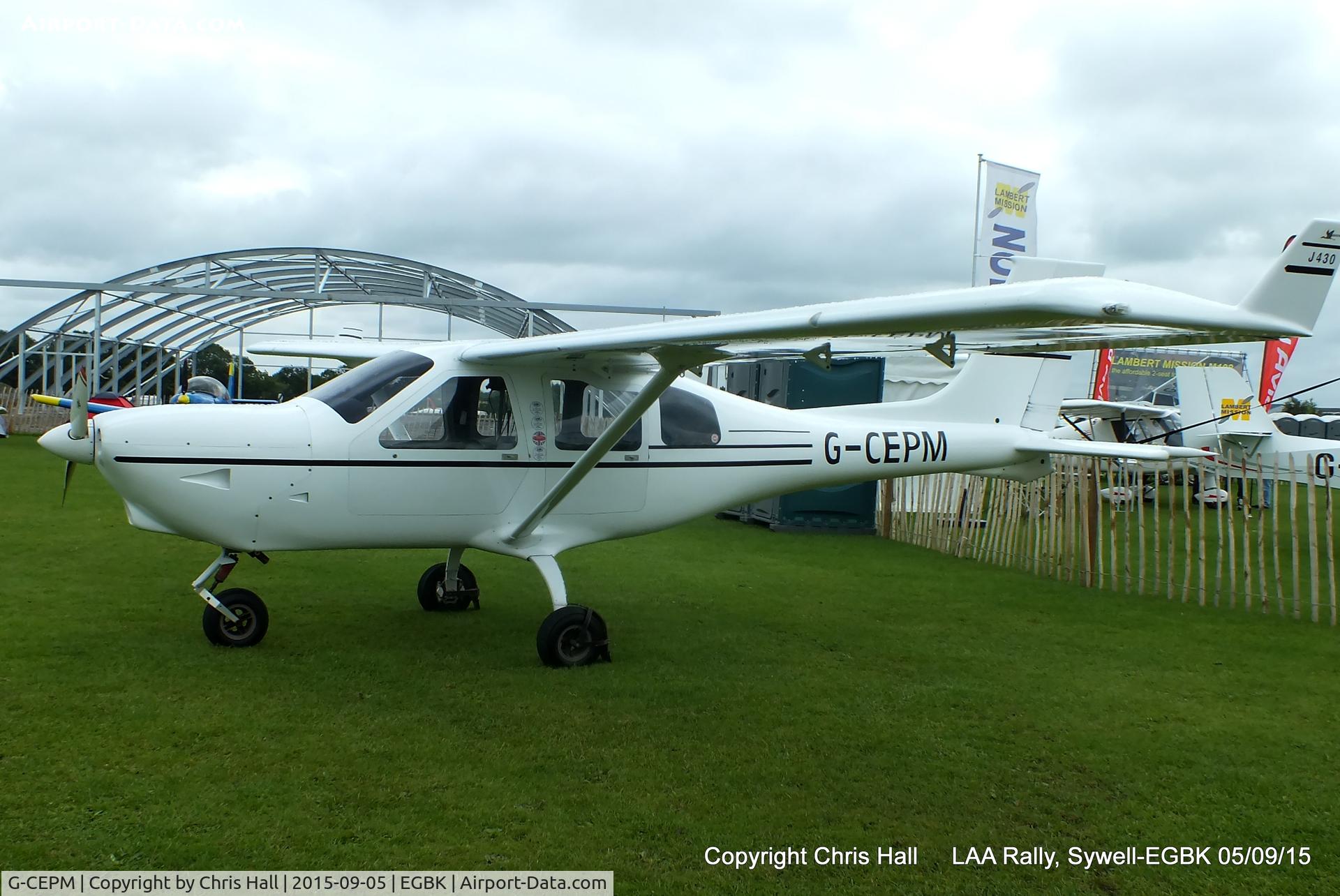 G-CEPM, 2007 Jabiru J430 C/N PFA 336-14517, at the LAA Rally 2015, Sywell