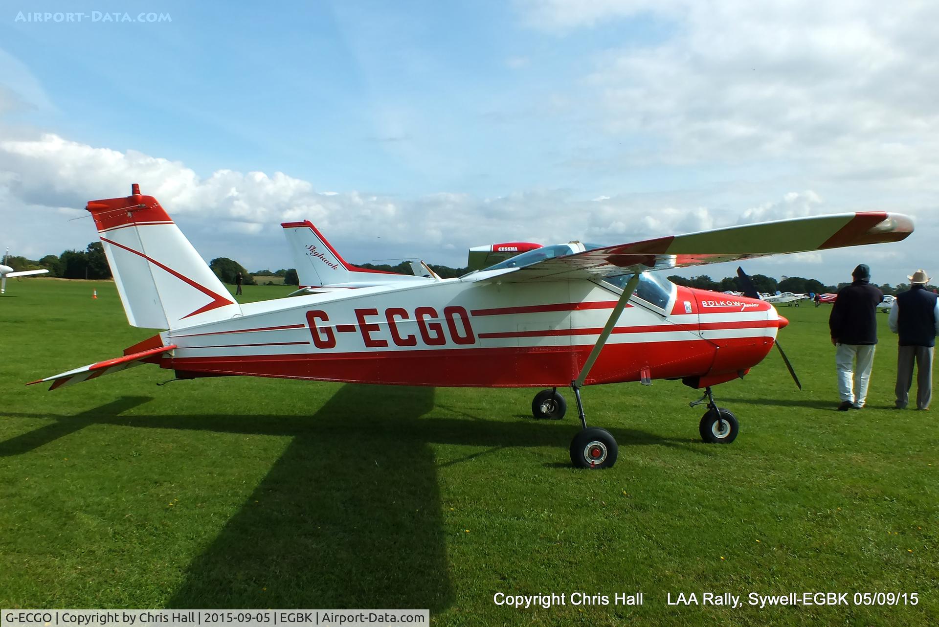 G-ECGO, 1966 Bolkow Bo-208C Junior C/N 599, at the LAA Rally 2015, Sywell