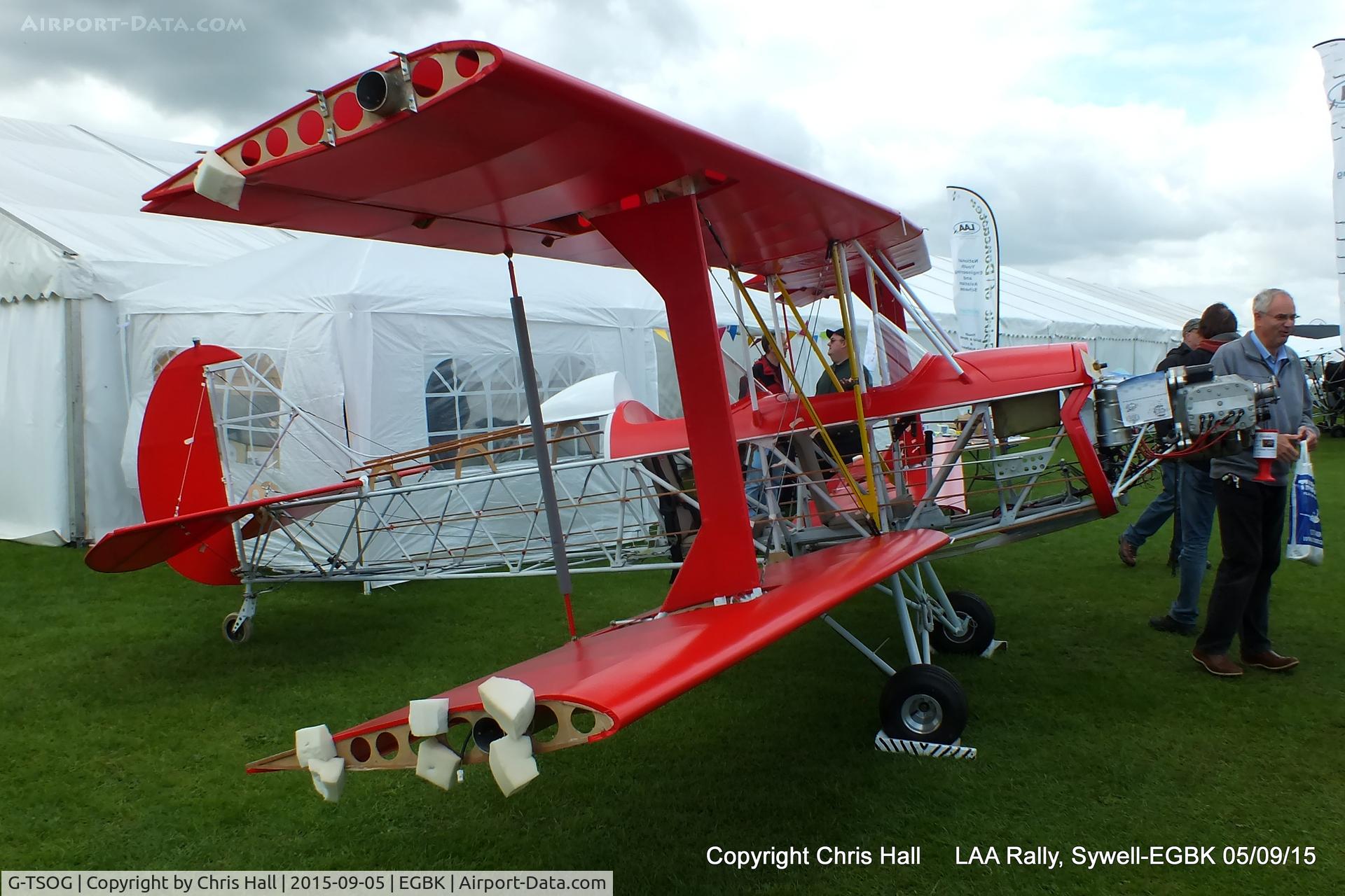 G-TSOG, 2014 TLAC Sherwood Ranger ST C/N LAA 237A-15239, at the LAA Rally 2015, Sywell