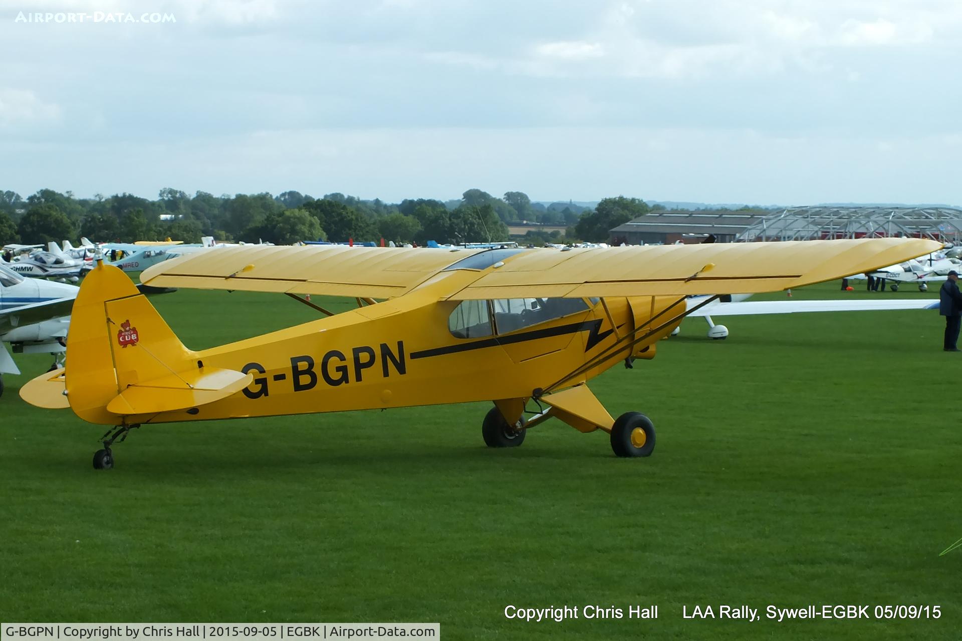 G-BGPN, 1978 Piper PA-18-150 Super Cub C/N 18-7909044, at the LAA Rally 2015, Sywell