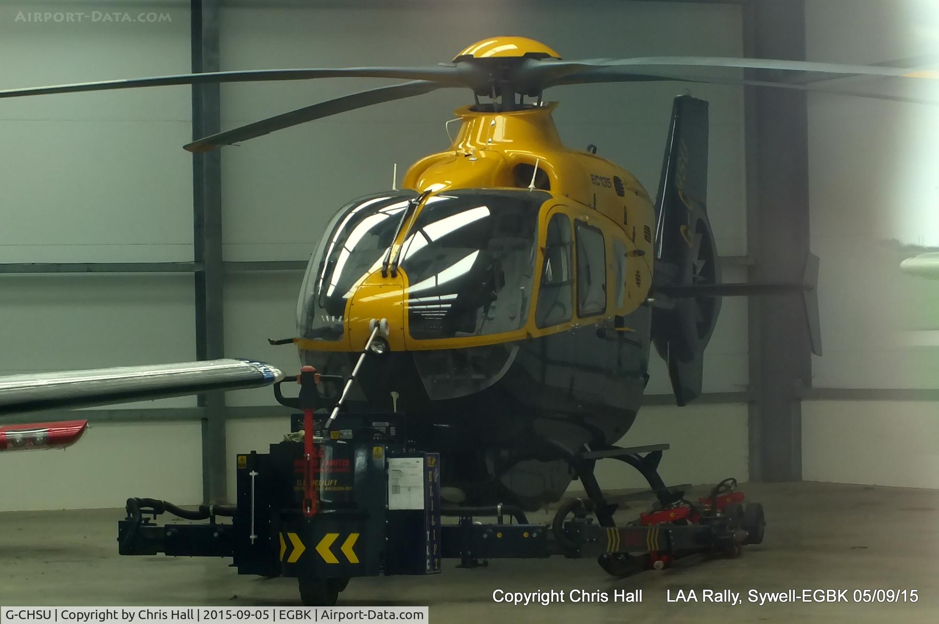 G-CHSU, 1998 Eurocopter EC-135T-1 C/N 0079, at the LAA Rally 2015, Sywell