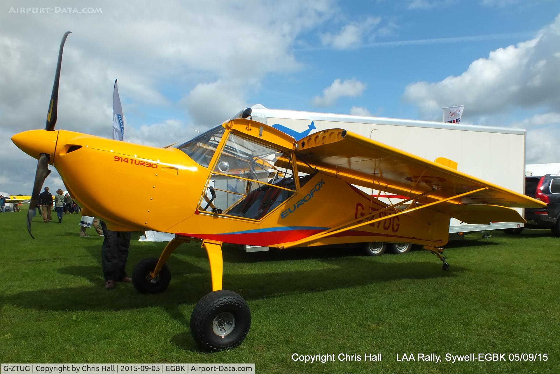 G-ZTUG, 2014 Eurofox 914 C/N LAA 376-15215, at the LAA Rally 2015, Sywell