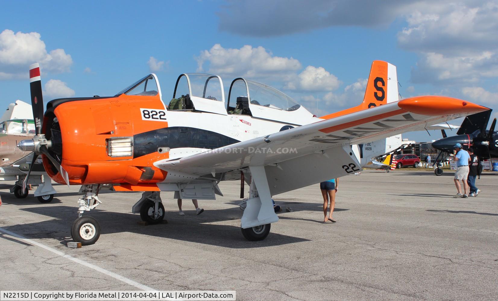 N2215D, 1957 North American T-28C Trojan C/N 252-44 (146281), T-28C Trojan