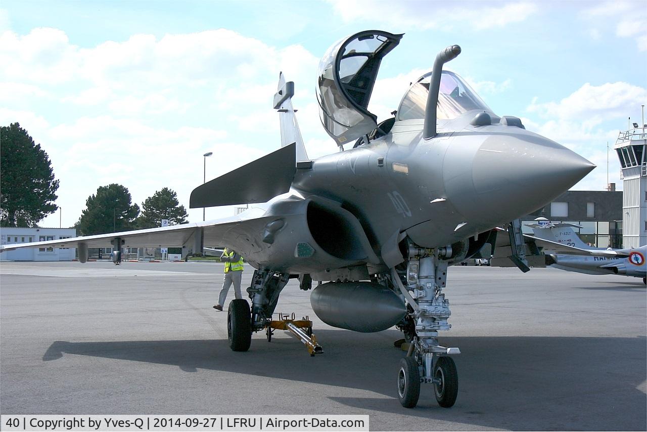 40, 2014 Dassault Rafale M C/N 40, French naval aviation Dassault Rafale M, Static display, Morlaix-Ploujean airport (LFRU-MXN) air show in september 2014