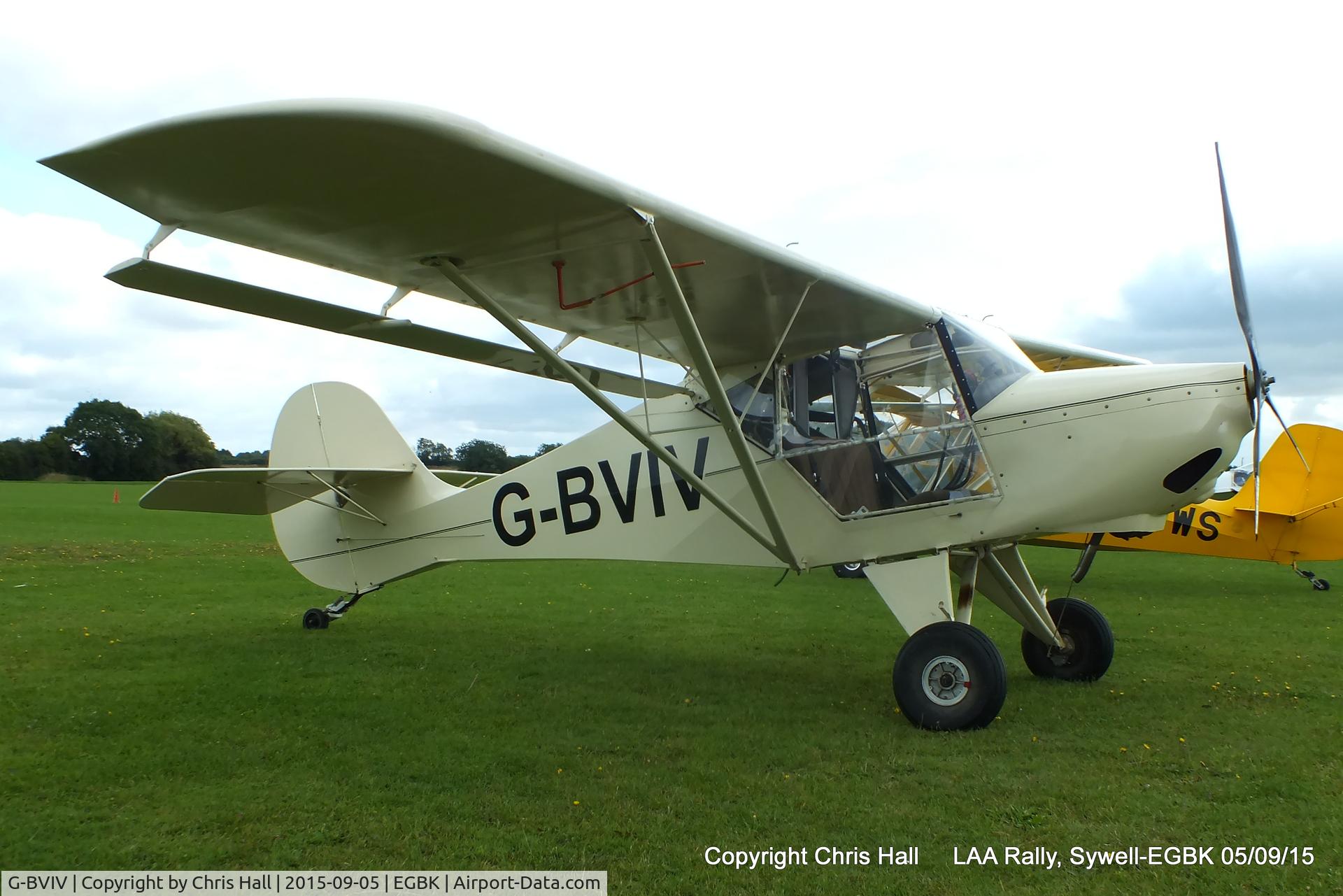 G-BVIV, 1995 Avid Speed Wing C/N PFA 189-12034, at the LAA Rally 2015, Sywell