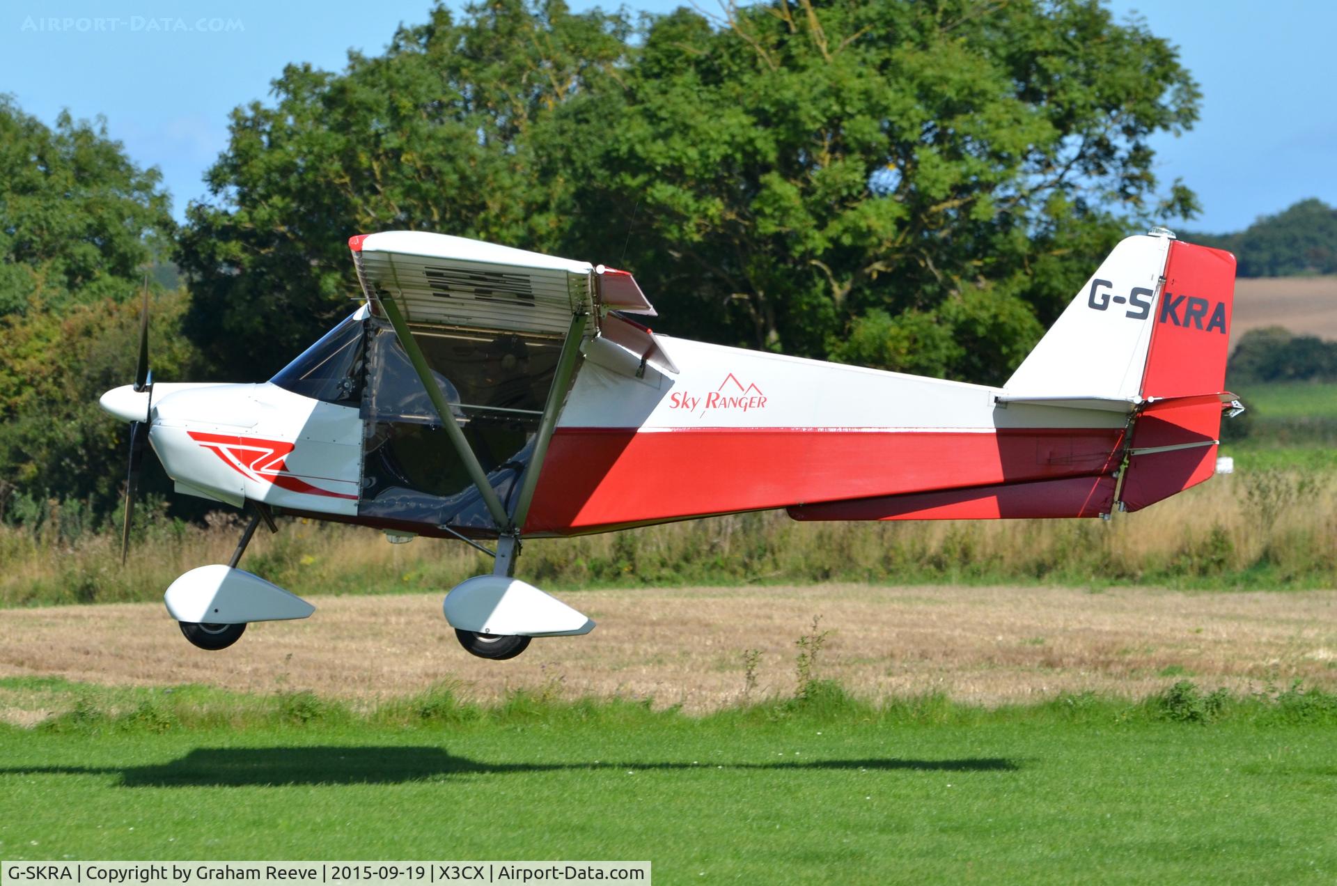 G-SKRA, 2005 Best Off Skyranger 912(2) C/N BMAA/HB/458, Landing at Northrepps.