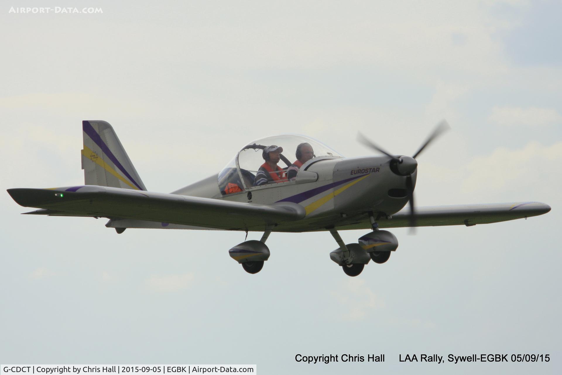 G-CDCT, 2004 Cosmik EV-97 TeamEurostar UK C/N 2117, at the LAA Rally 2015, Sywell