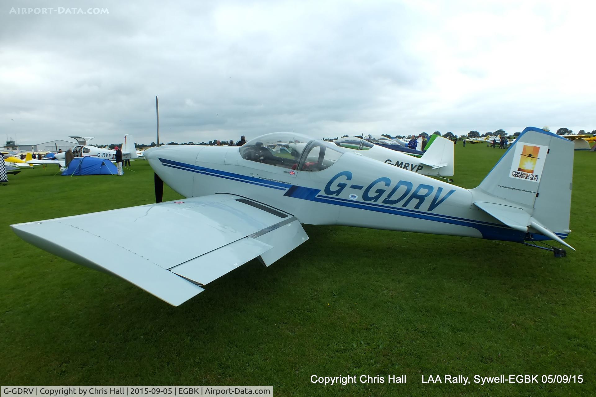 G-GDRV, 1993 Vans RV-6 C/N 21367, at the LAA Rally 2015, Sywell