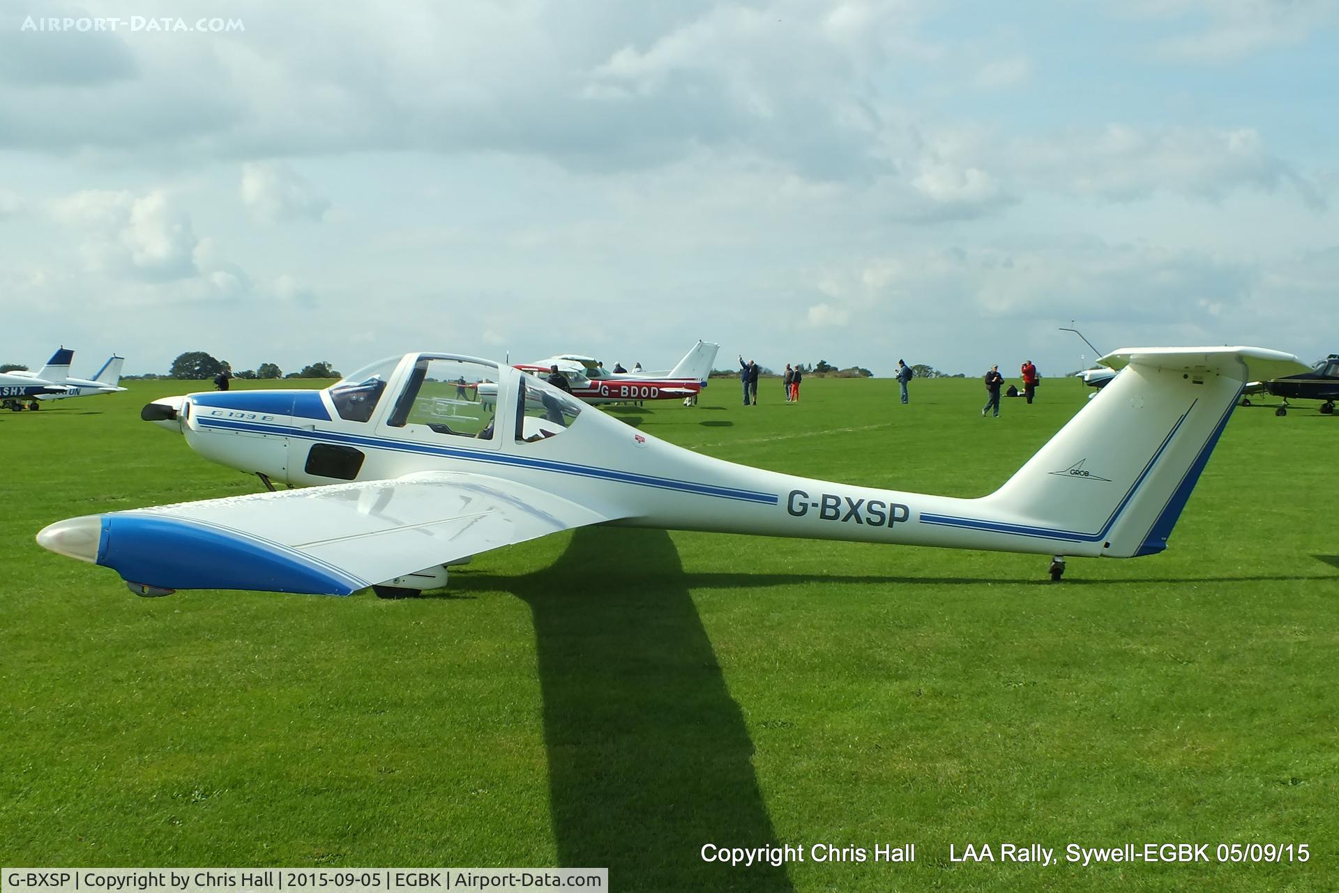 G-BXSP, 1985 Grob G-109B C/N 6335, at the LAA Rally 2015, Sywell