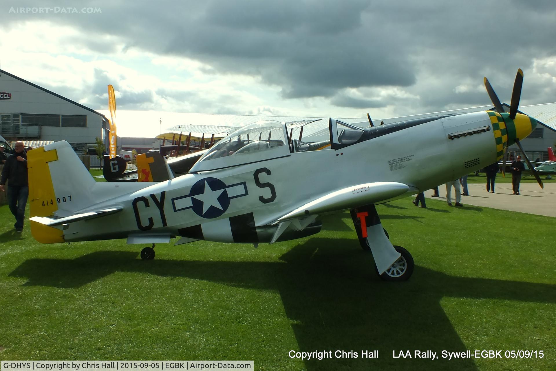 G-DHYS, 2014 Titan T-51 Mustang C/N LAA 355-15190, at the LAA Rally 2015, Sywell