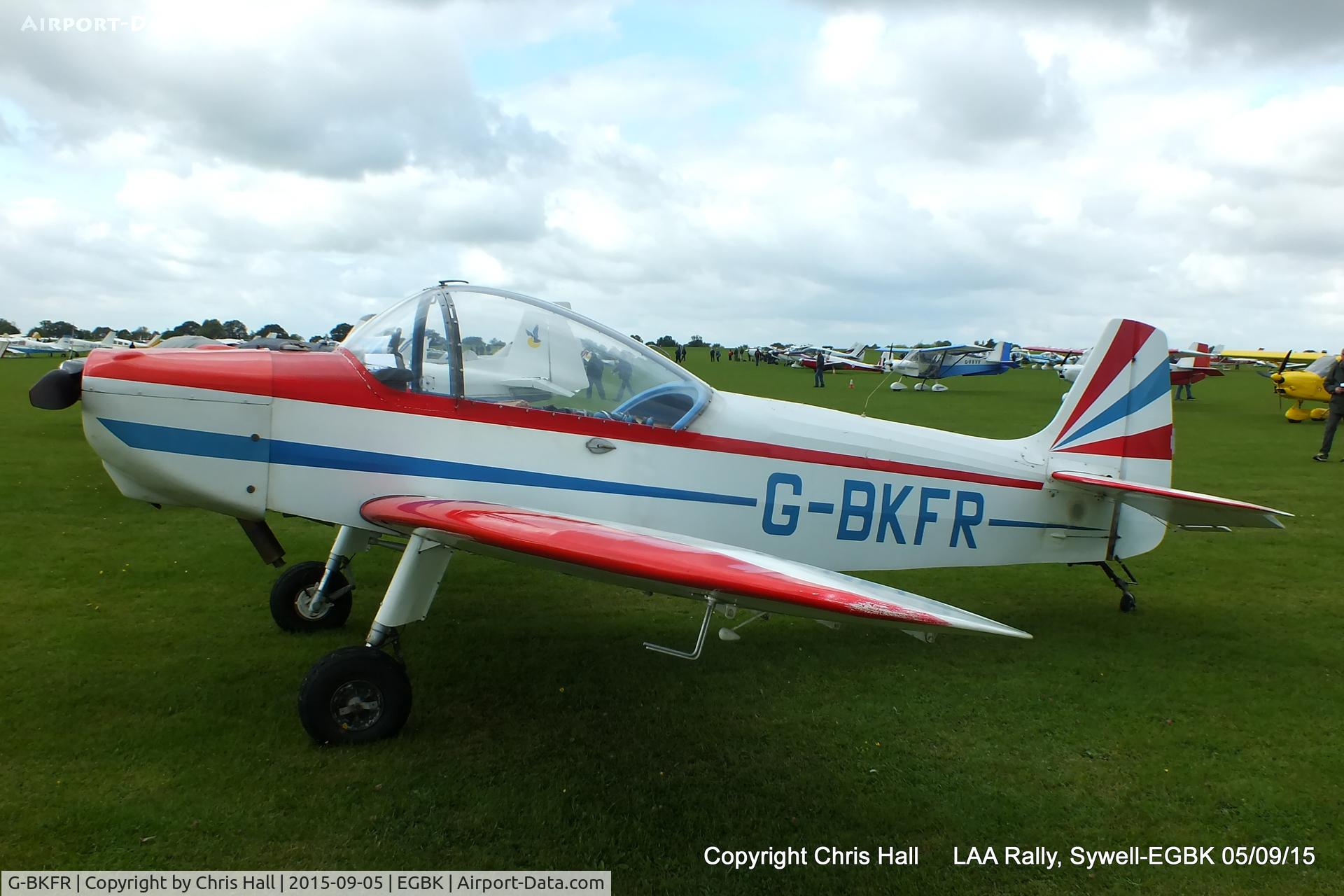 G-BKFR, 1959 Piel CP-301C Emeraude C/N 519, at the LAA Rally 2015, Sywell