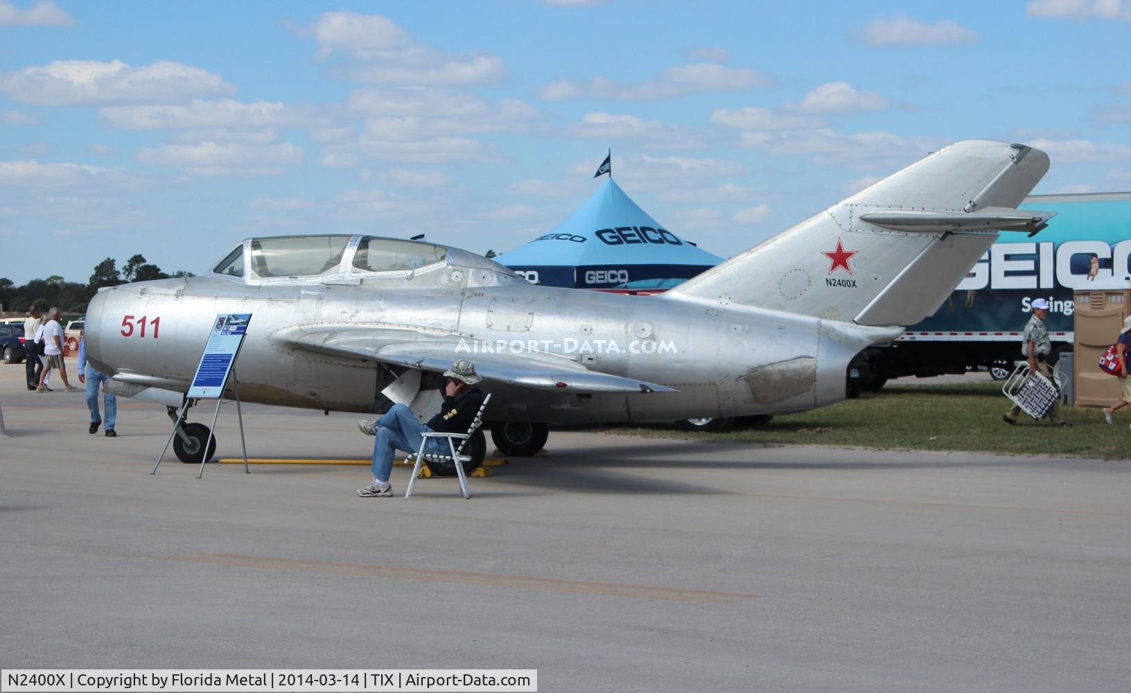 N2400X, 1953 PZL-Mielec SBLim-2 (MiG-15UTI) C/N 1A06027, Mig-15