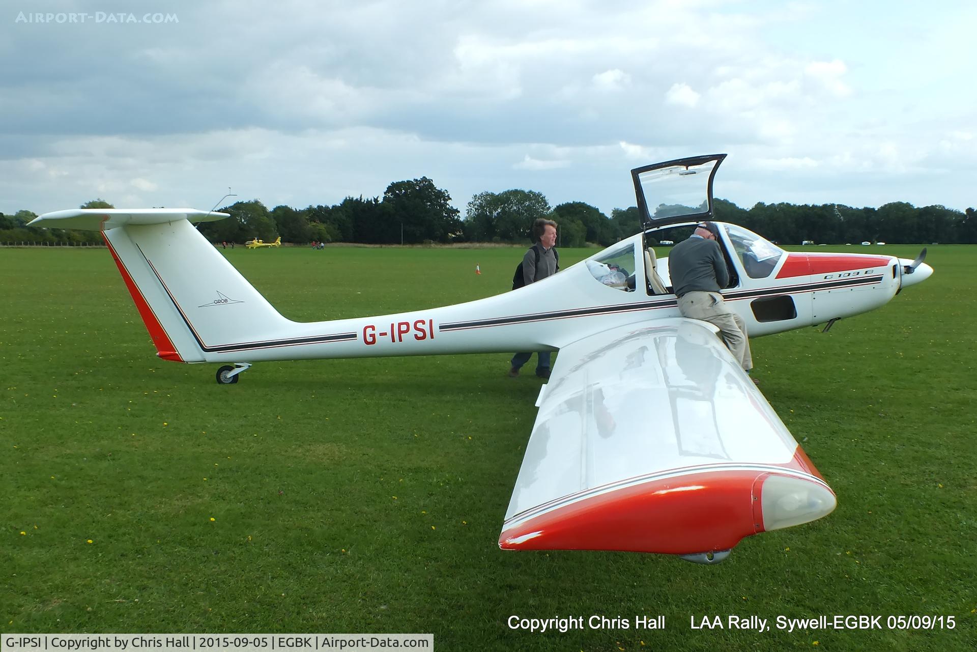 G-IPSI, 1986 Grob G-109B C/N 6425, at the LAA Rally 2015, Sywell