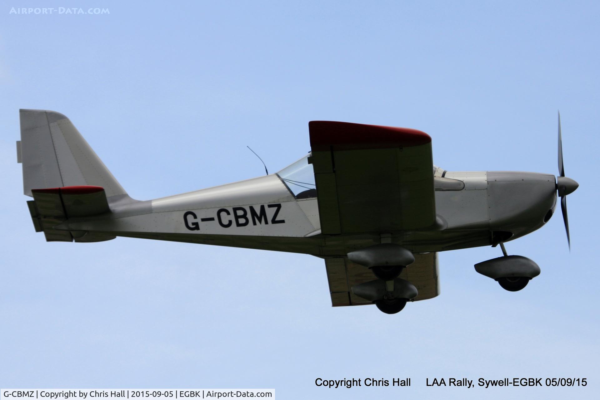 G-CBMZ, 2002 Aerotechnik EV-97 Eurostar C/N PFA 315-13890, at the LAA Rally 2015, Sywell
