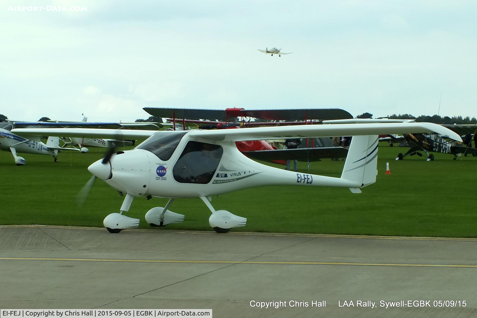 EI-FEJ, 2014 Pipistrel Virus 912 C/N 513SW912UL, at the LAA Rally 2015, Sywell