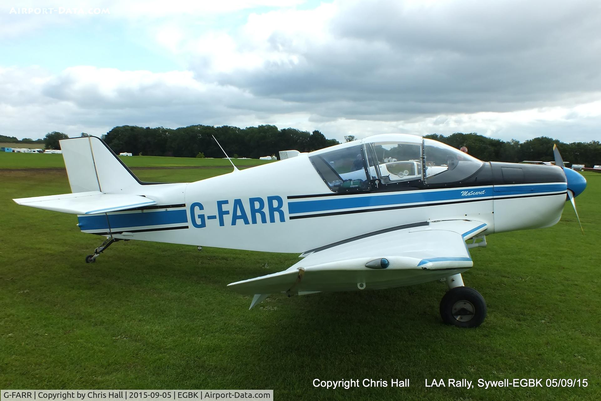 G-FARR, 1966 SAN Jodel D-150 Mascaret C/N 58, at the LAA Rally 2015, Sywell