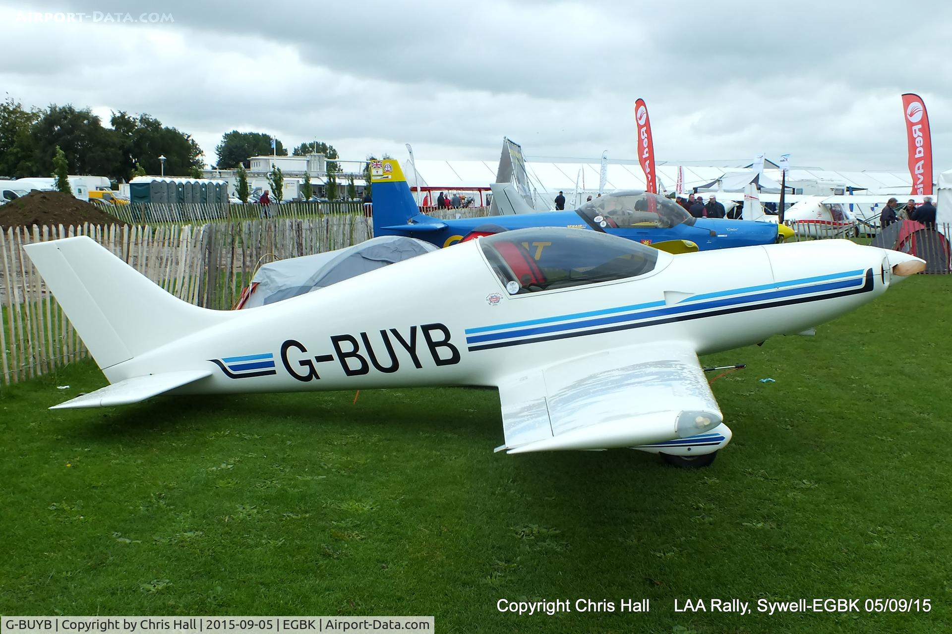 G-BUYB, 1994 Aero Designs Pulsar C/N PFA 202-12193, at the LAA Rally 2015, Sywell