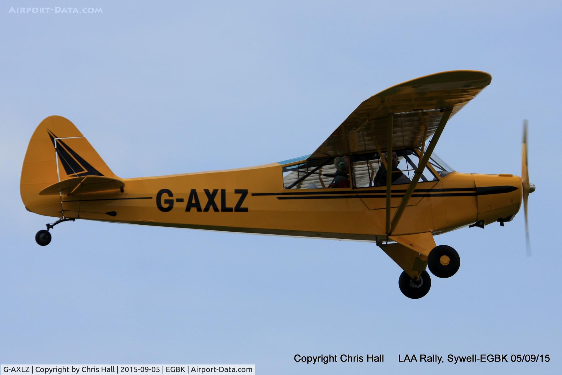 G-AXLZ, 1952 Piper L-18C Super Cub C/N 18-2052, at the LAA Rally 2015, Sywell