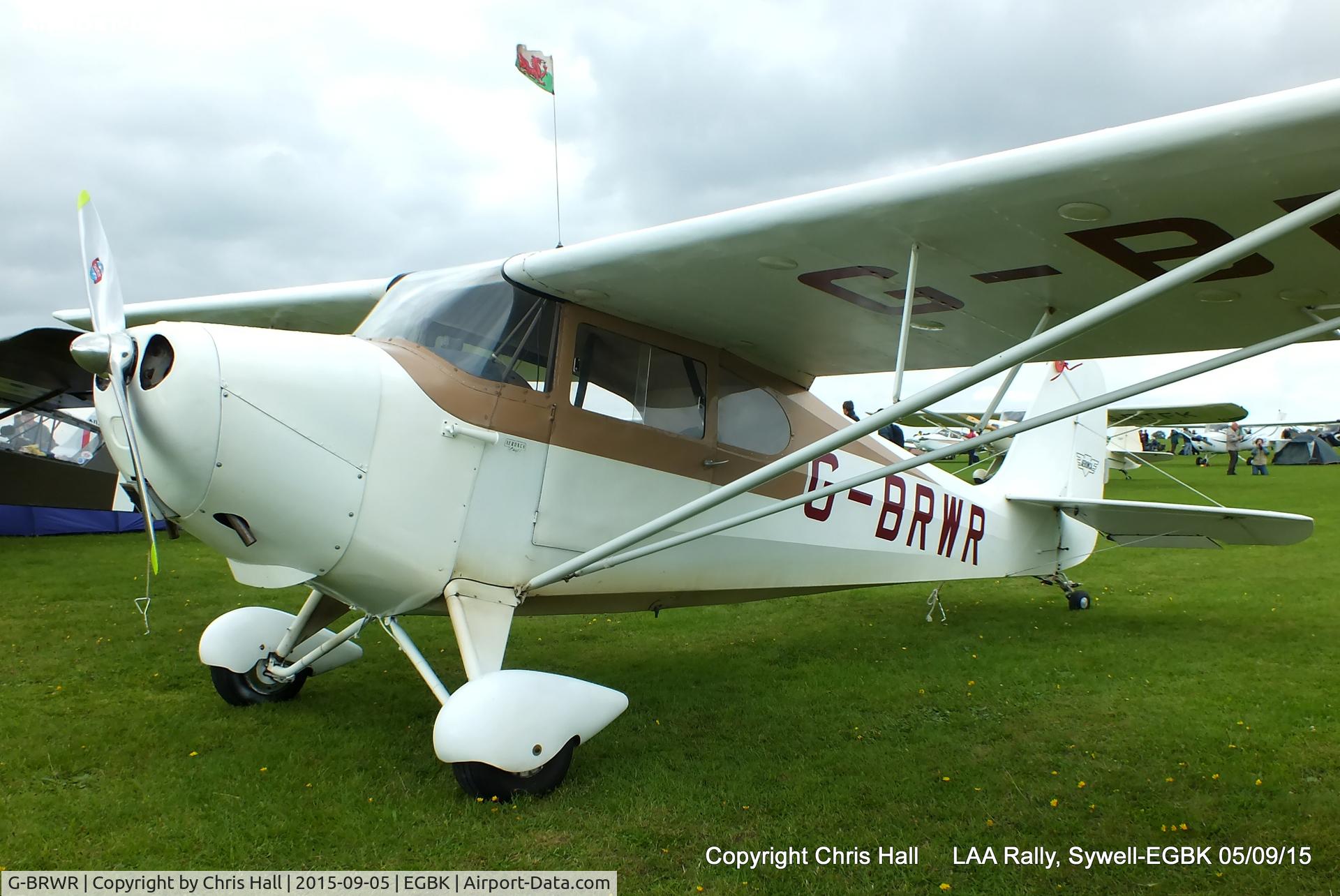 G-BRWR, 1946 Aeronca 11AC Chief Chief C/N 11AC-1319, at the LAA Rally 2015, Sywell