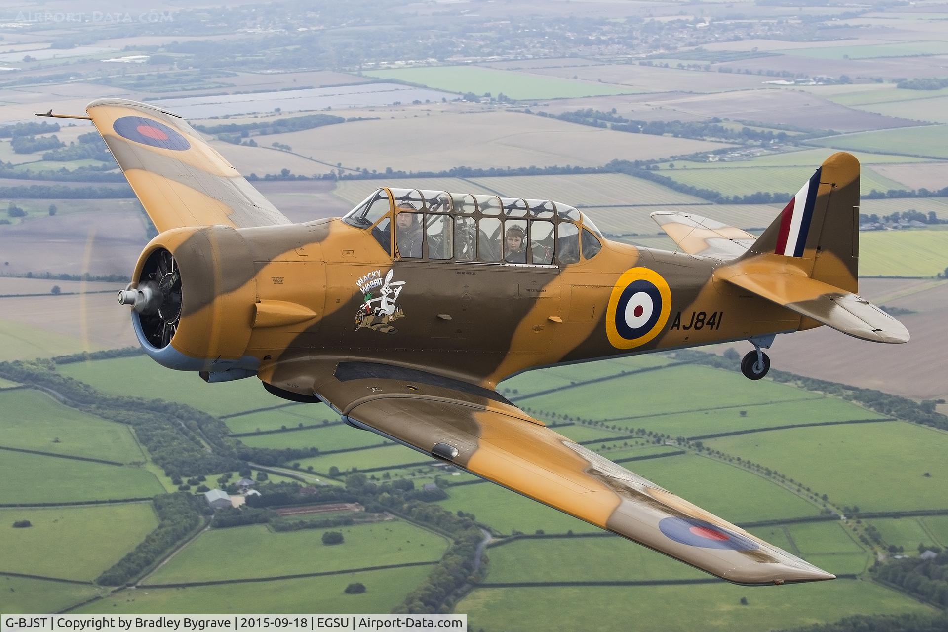 G-BJST, 1953 Canadian Car & Foundry T-6H Harvard Mk.4M C/N 14A-2429, On delivery to Duxford