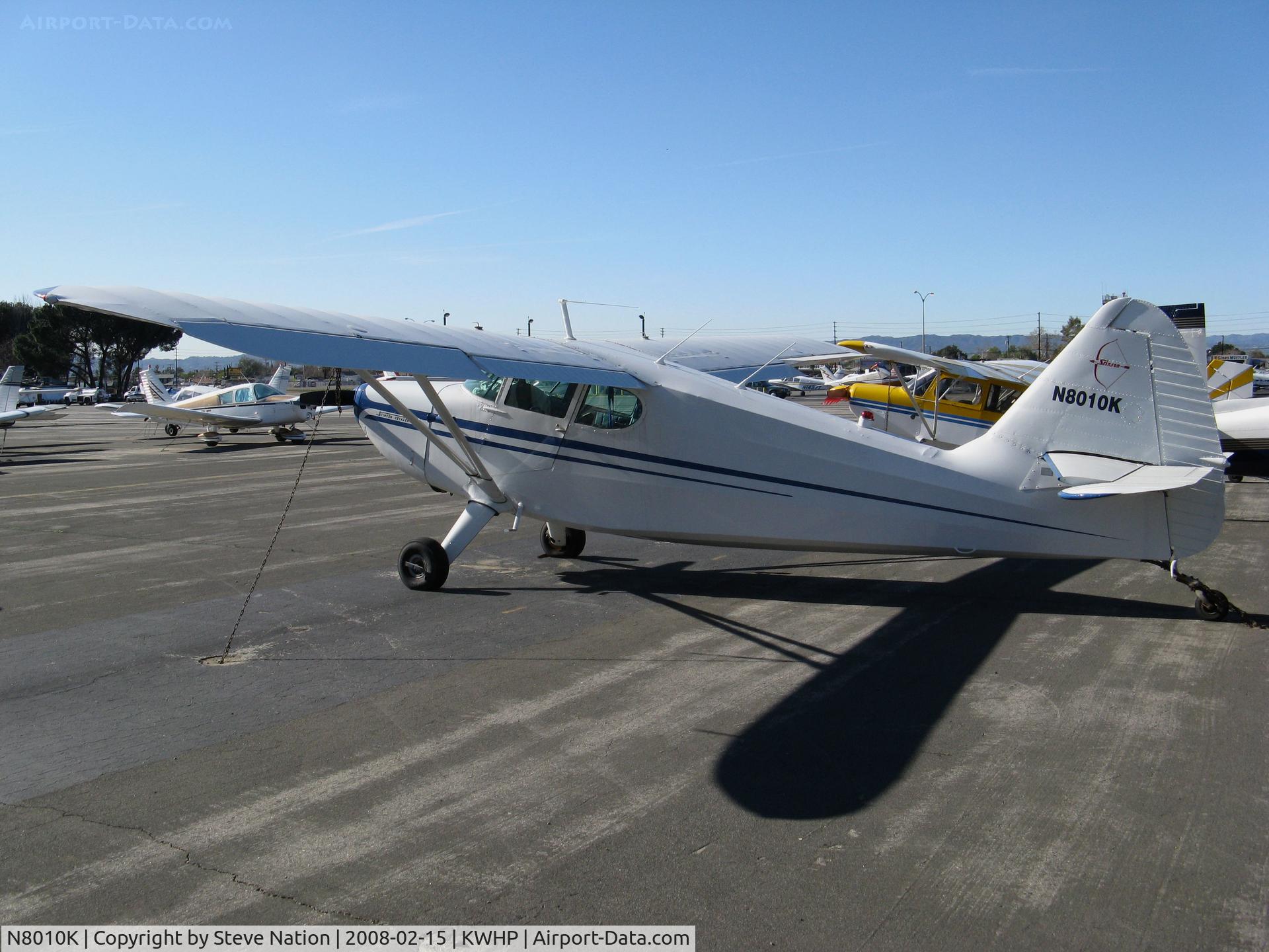 N8010K, 1947 Stinson 108-2 Voyager C/N 108-3010, Locally-based 1947 Stinson 108-2 @ Whiteman Airport, Pacoima, CA