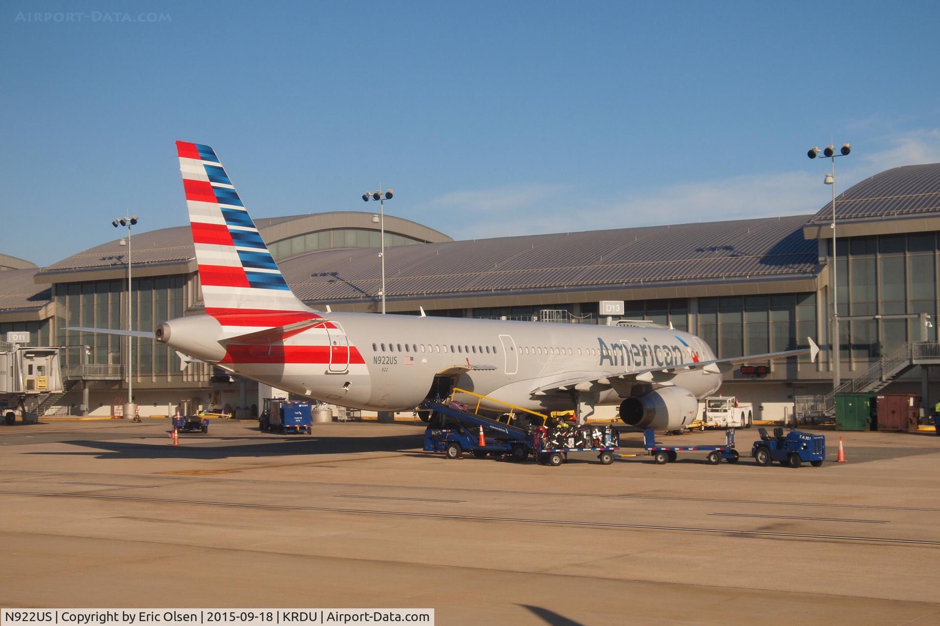 N922US, 2015 Airbus A321-231 C/N 6537, Airbus A321 at RDU