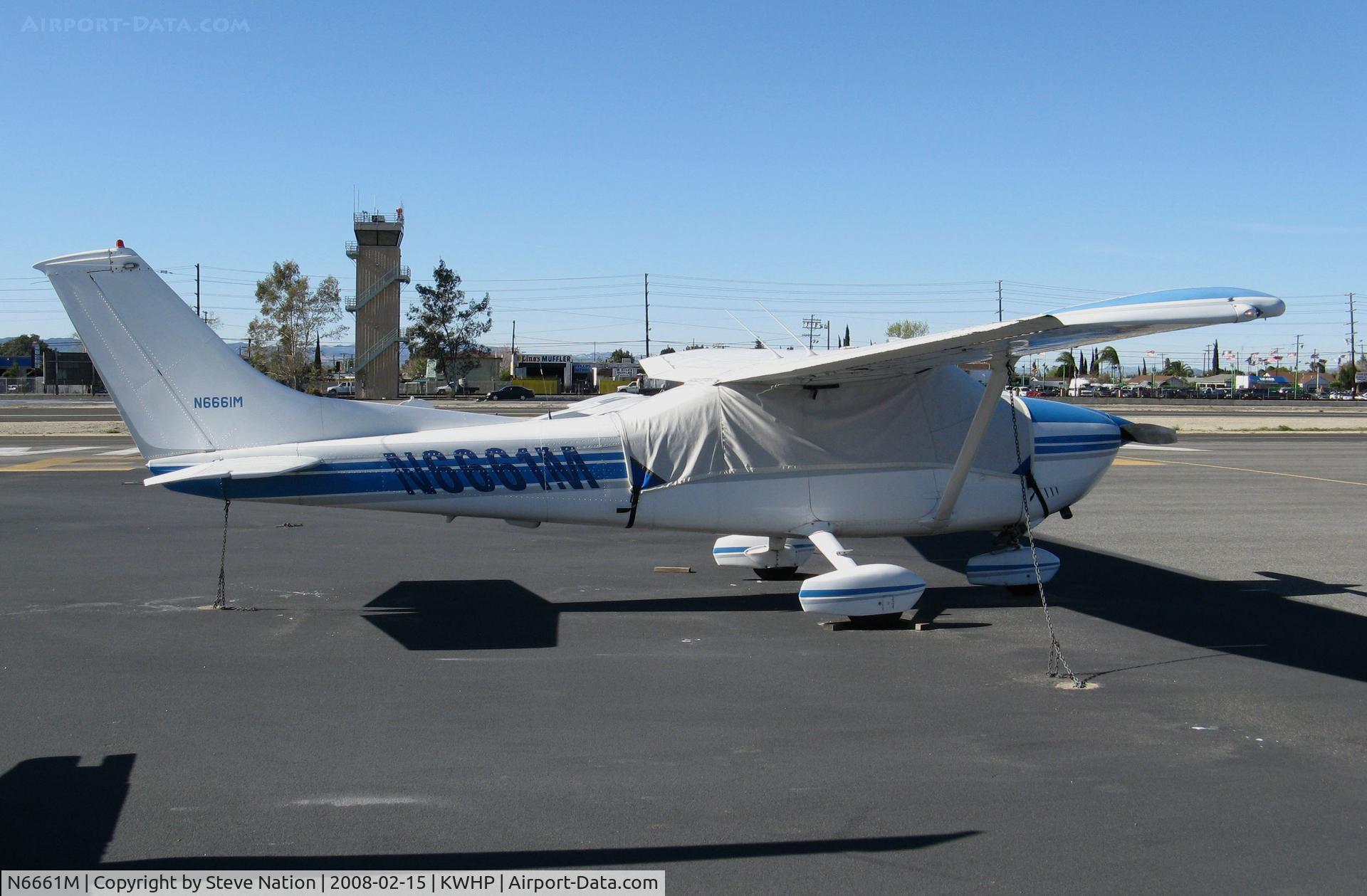 N6661M, 1975 Cessna 182P Skylane C/N 18263793, Locally-based 1975 Cessna 182P @ Whiteman Airport, Pacoima, CA