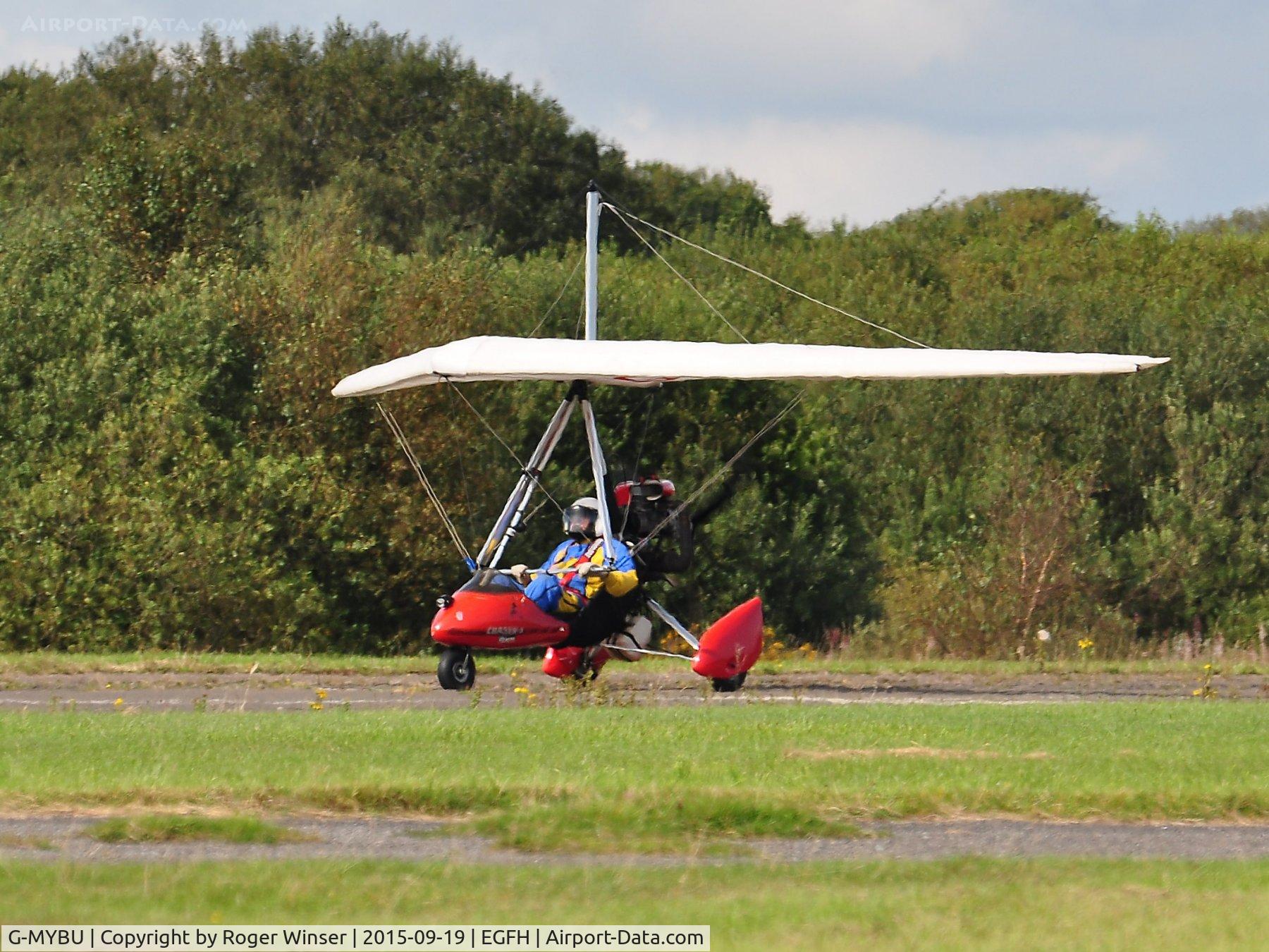 G-MYBU, 1992 Cyclone Airsports CHASER S 447 C/N CH837, Visiting Cyclone Chaser.