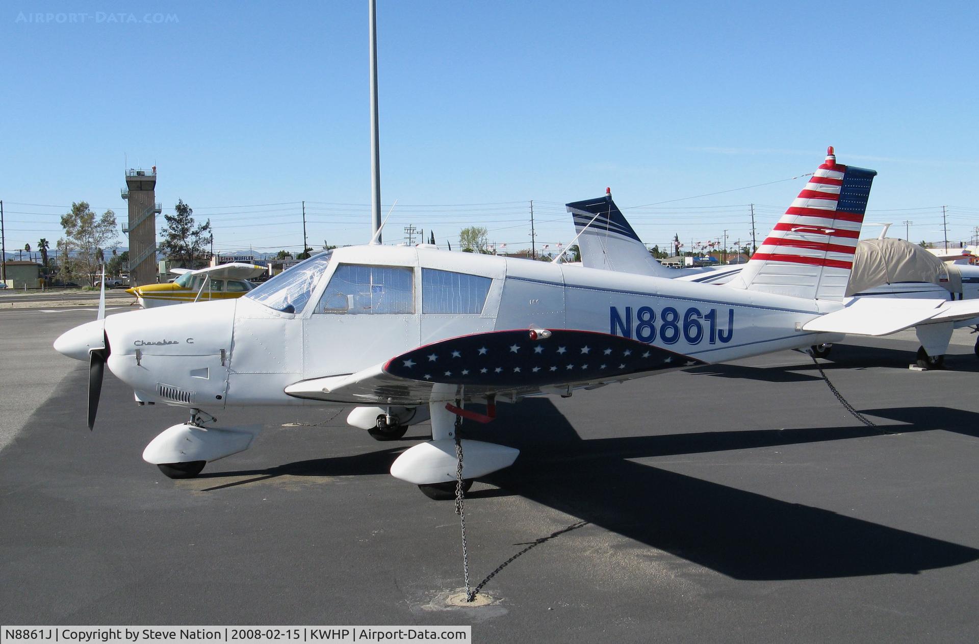 N8861J, 1965 Piper PA-28-180 C/N 28-2827, Locally-based 1965 Piper PA-28-180 @ Whiteman Airport, Pacoima, CA