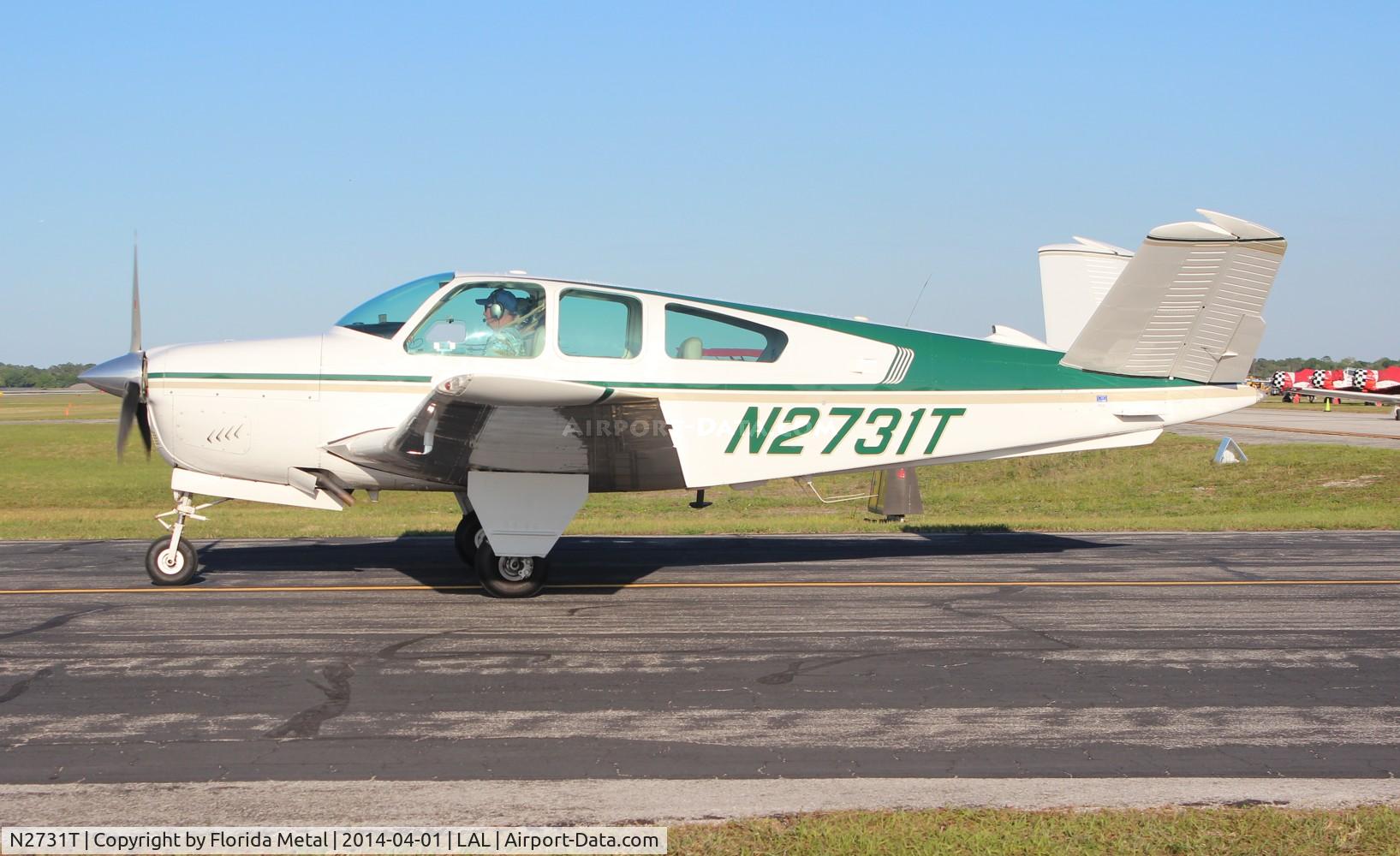 N2731T, 1967 Beech V35 Bonanza C/N D-8454, Beech Bonanza 35
