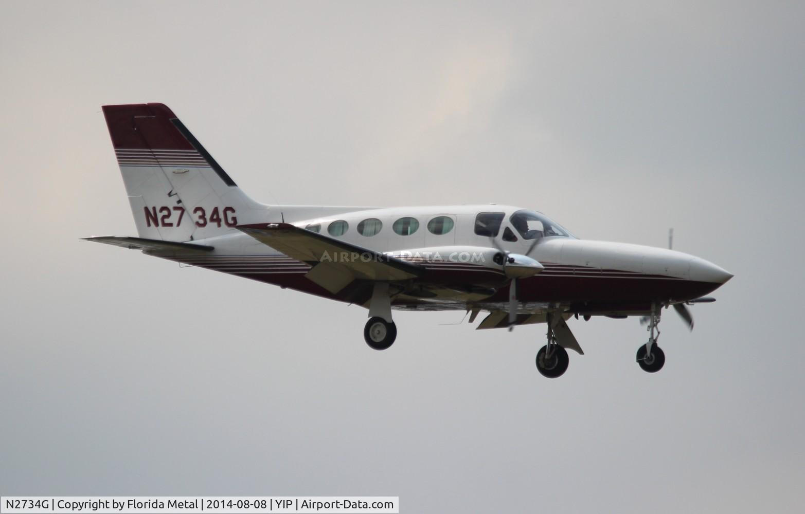 N2734G, 1979 Cessna 414A Chancellor C/N 414A0456, Cessna 414A