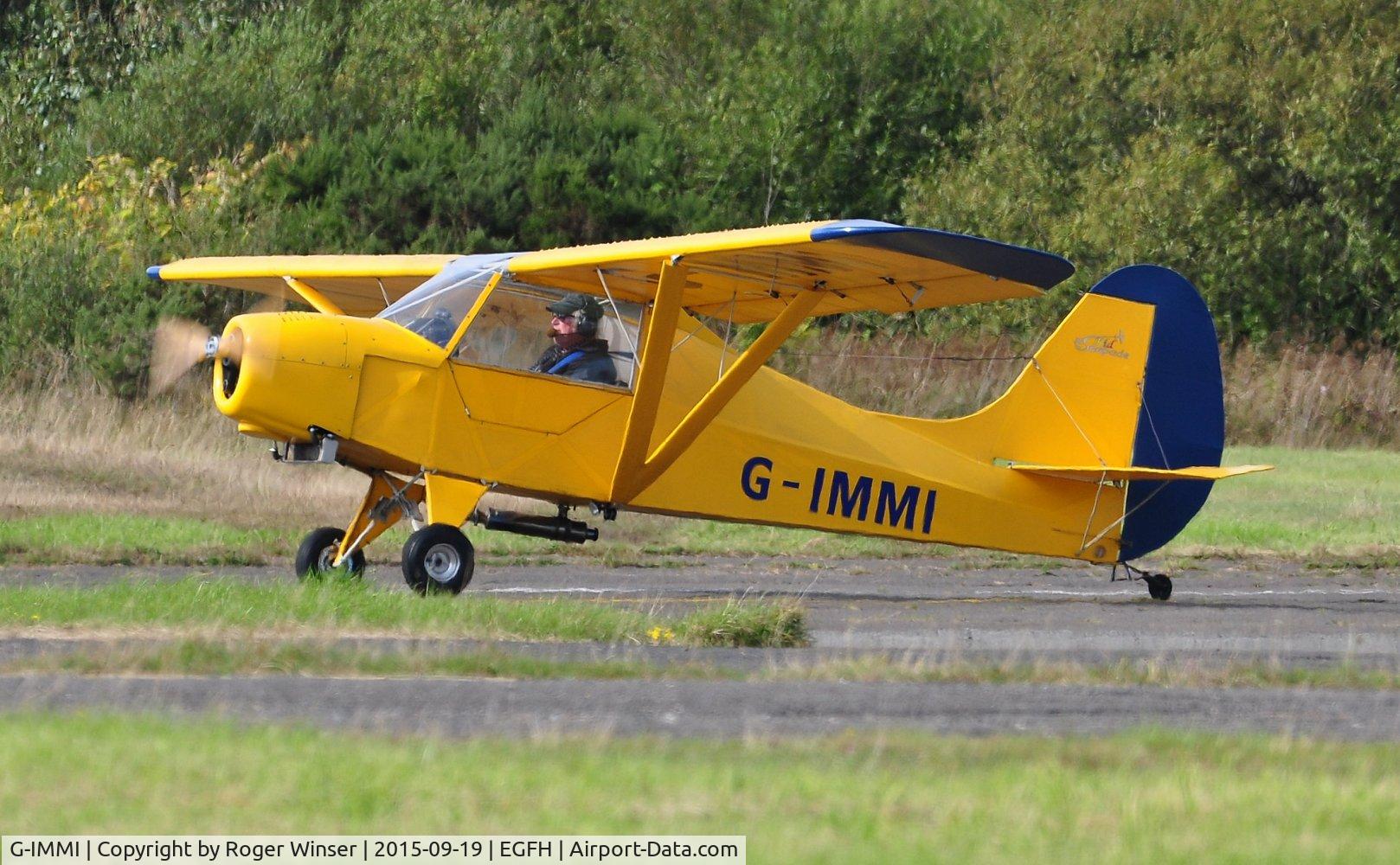 G-IMMI, 2010 Reality Escapade C/N EAL KID 000, Visiting Escapade departing Runway 22.