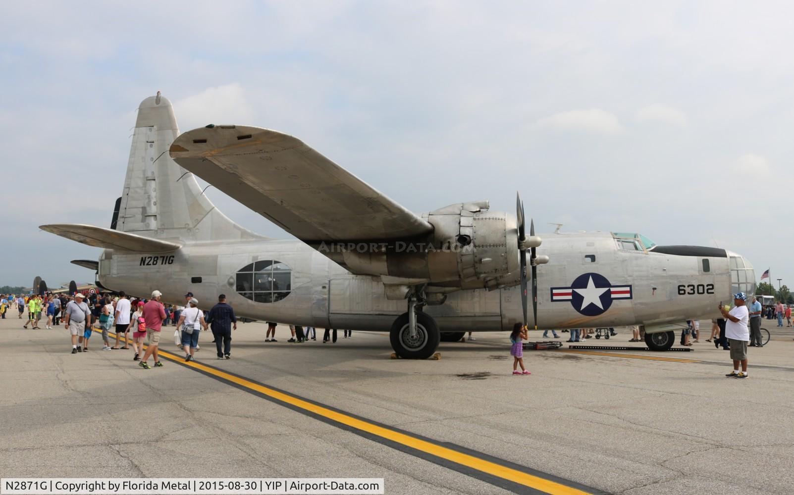 N2871G, Consolidated Vultee P4Y-2 Privateer C/N 66302, PB4Y-2 Privateer