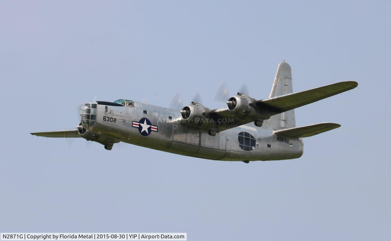 N2871G, Consolidated Vultee P4Y-2 Privateer C/N 66302, PB4Y-2 Privateer