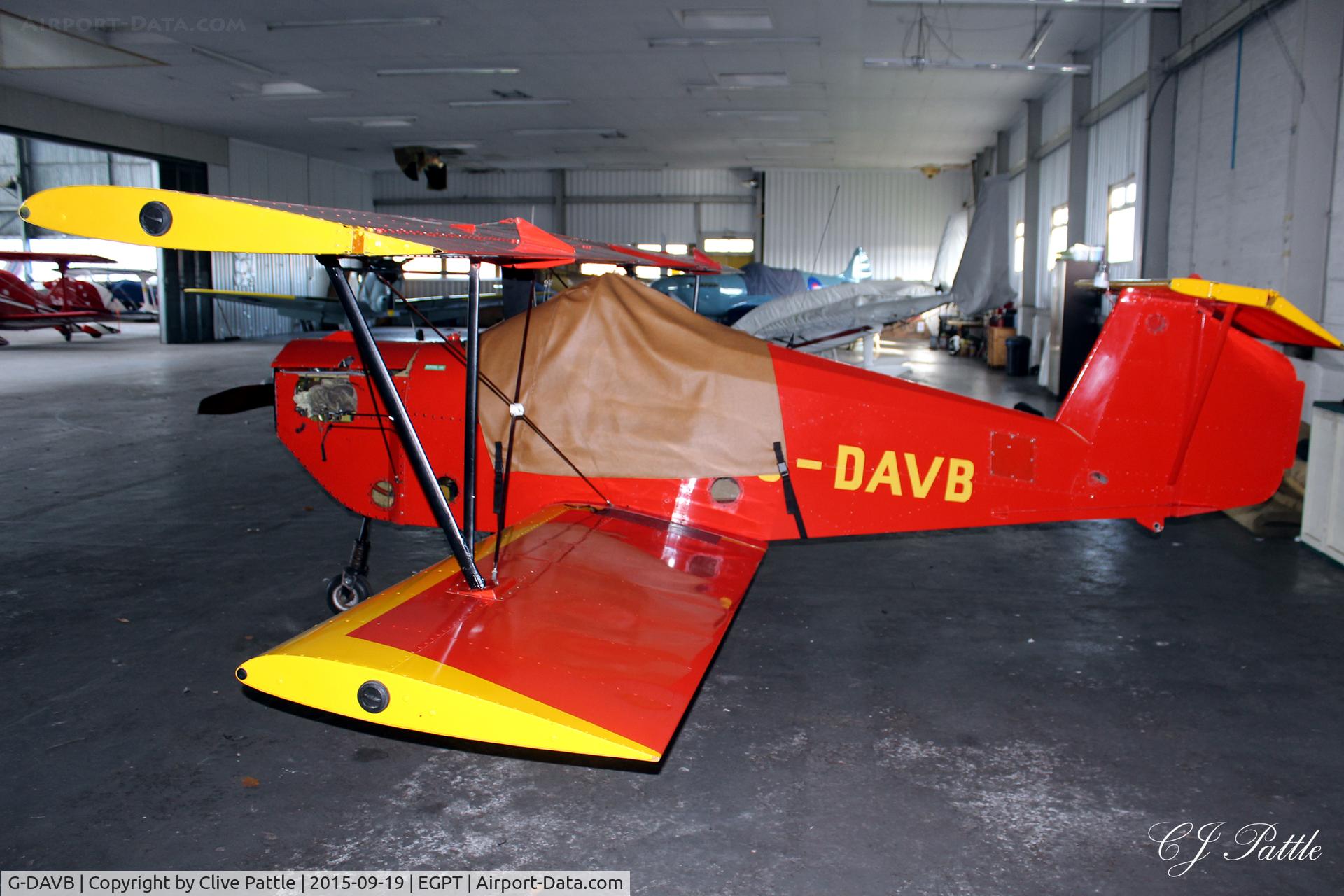 G-DAVB, 2009 Aerosport Scamp C/N PFA 117-10889, Hangared at Perth EGPT