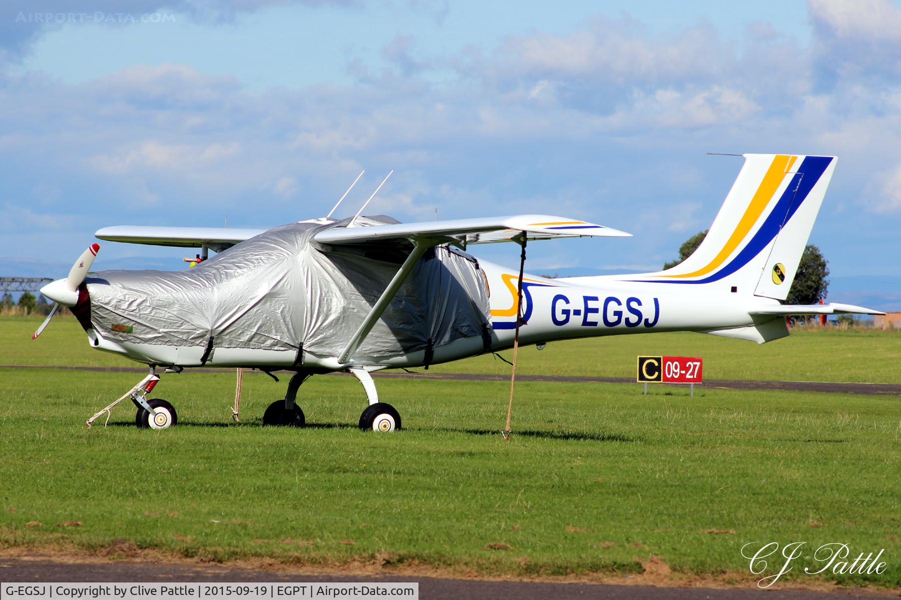 G-EGSJ, 2008 Jabiru J400 C/N PFA 325-14618, On the field at Perth EGPT