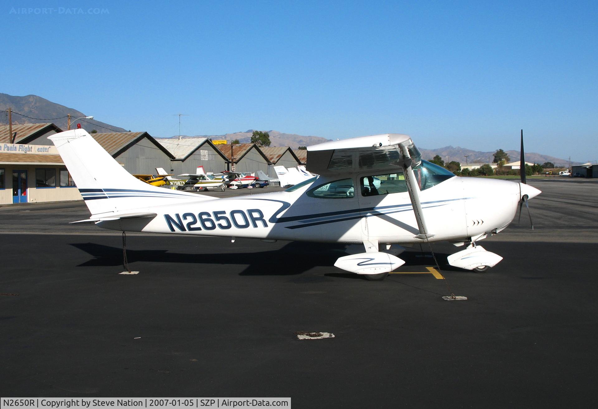 N2650R, 1967 Cessna 182K Skylane C/N 18258350, Locally-Based 1967 Cessna 182K @ Santa Paula Airport, CA (since relocated to Georgia)