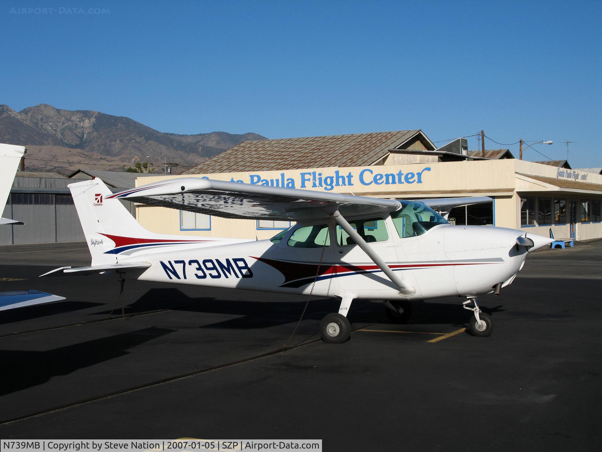 N739MB, 1978 Cessna 172N C/N 17270641, C P Aviation's Locally-Based 1978 Cessna 172N @ Santa Paula Airport, CA