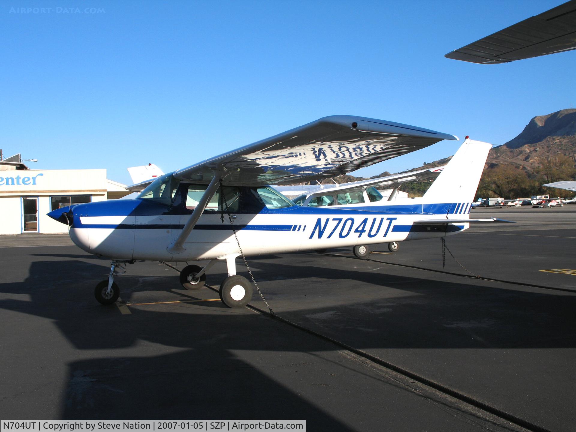 N704UT, 1976 Cessna 150M C/N 15078891, C P Aviation's Locally-Based 1976 Cessna 150M @ Santa Paula Airport, CA