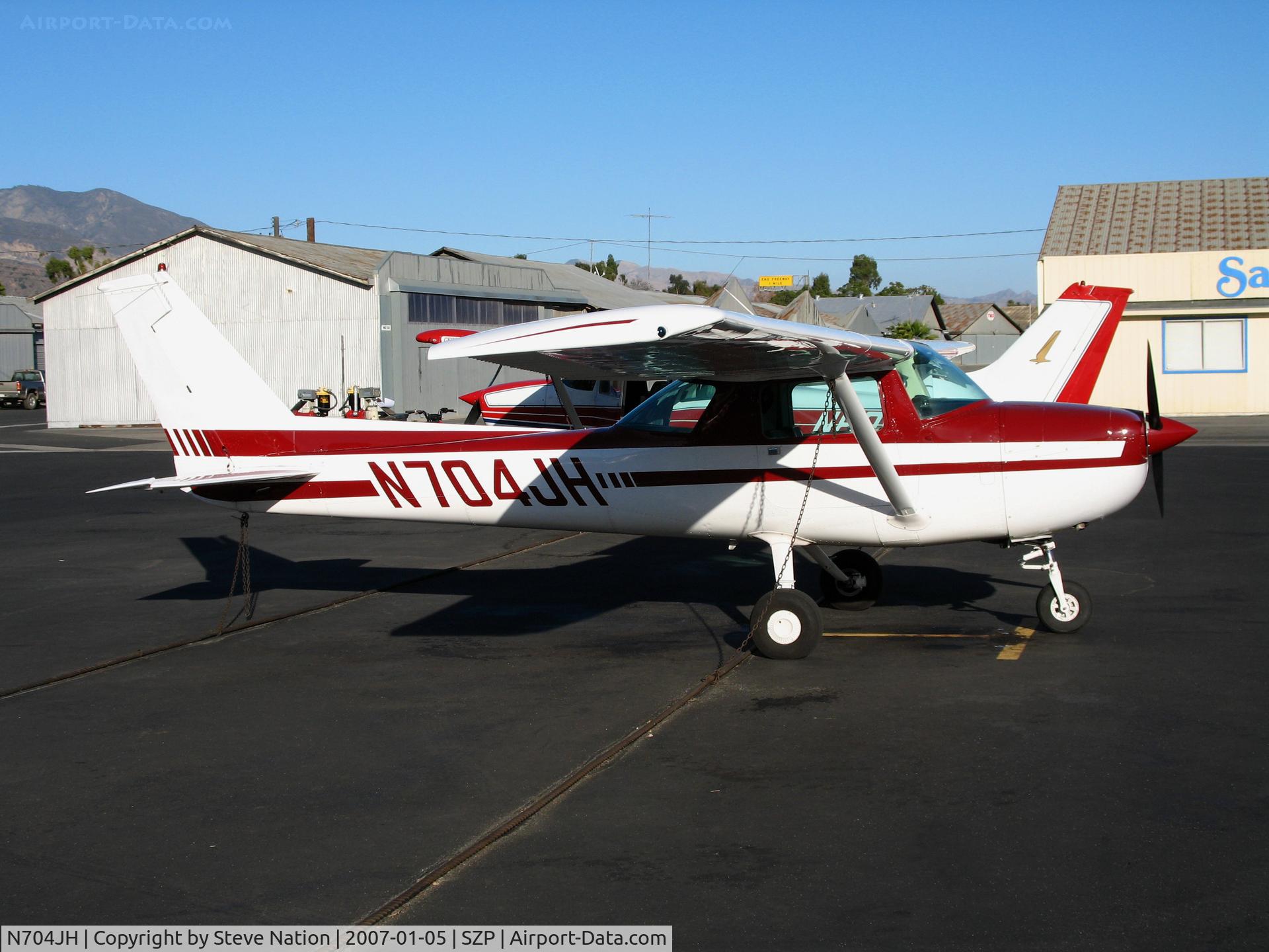 N704JH, 1976 Cessna 150M C/N 15078644, Locally-Based 1976 Cessna 150M @ Santa Paula Airport, CA